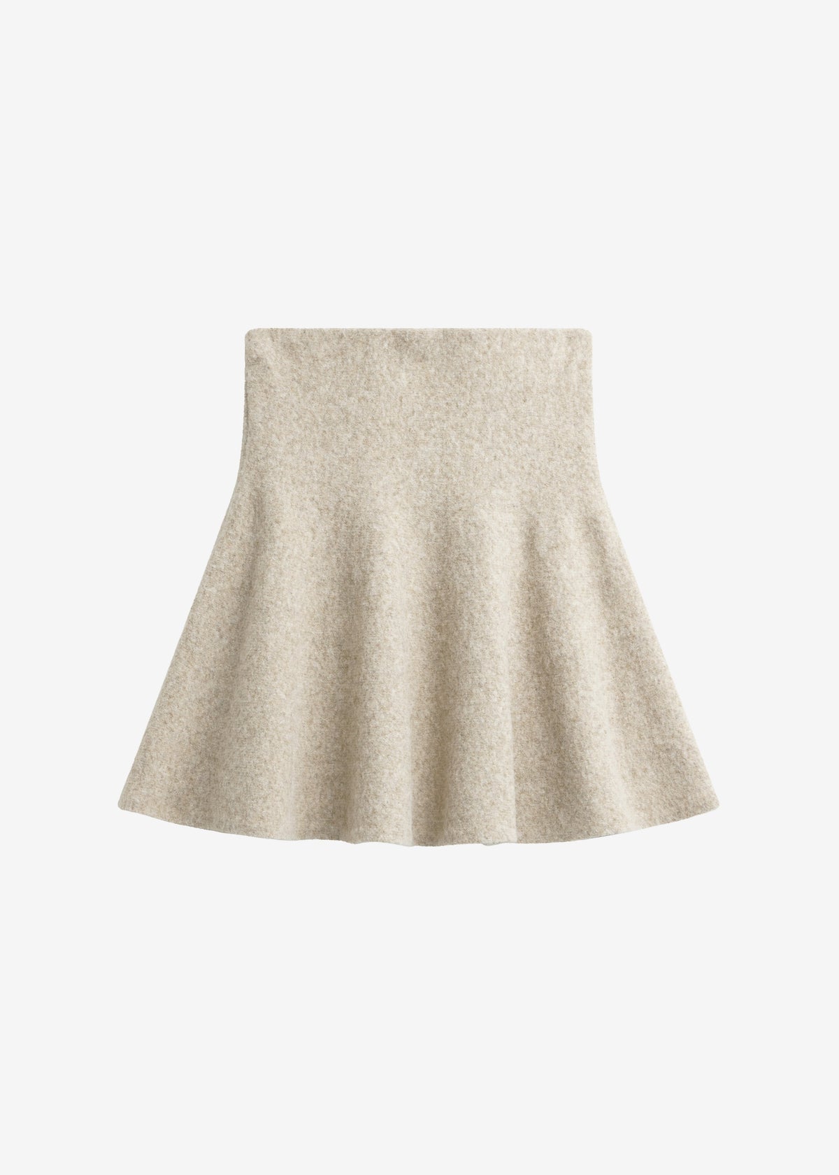 Dienne Knit Mini Skirt - Beige - 10
