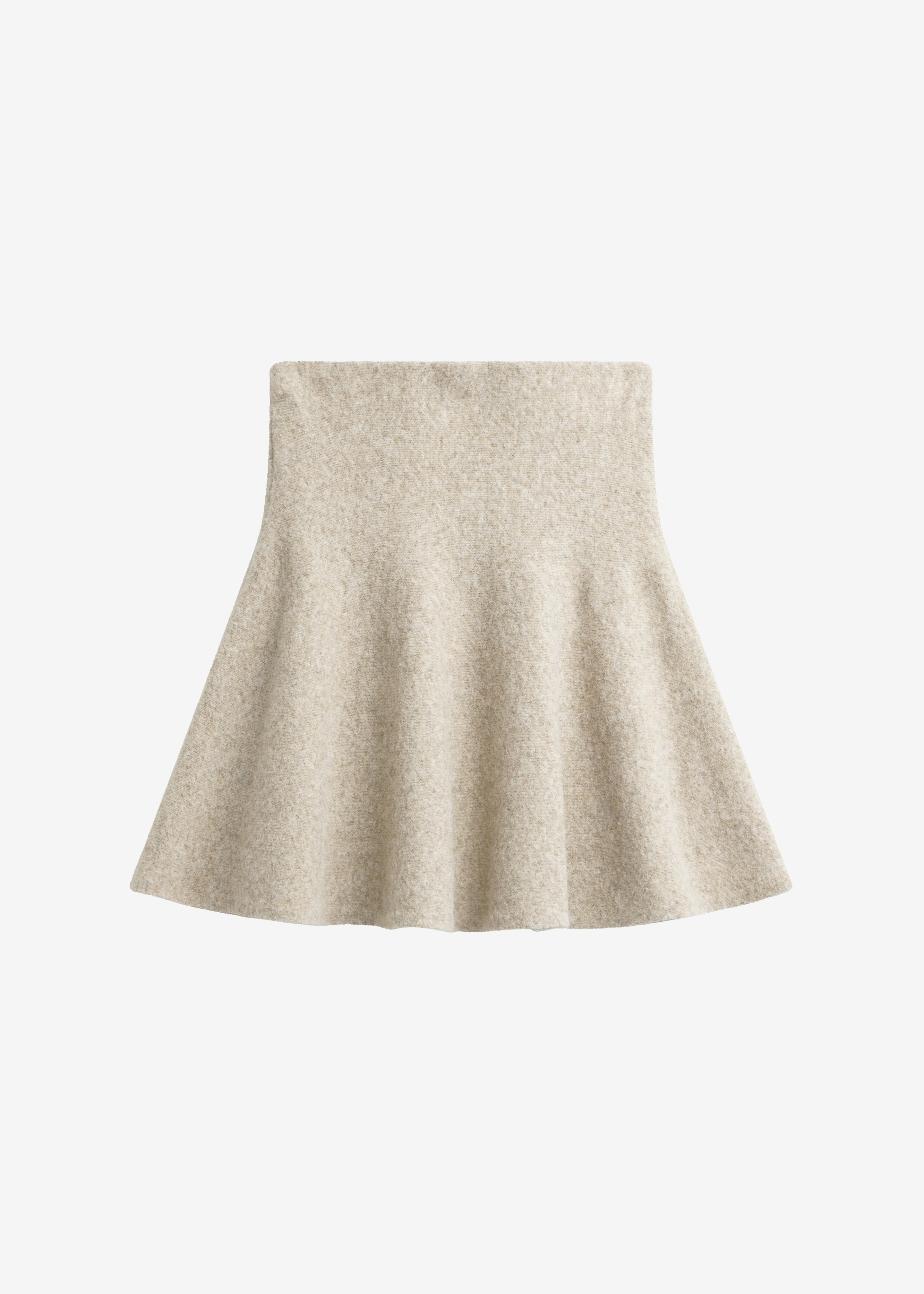 Dienne Knit Mini Skirt - Beige - 10