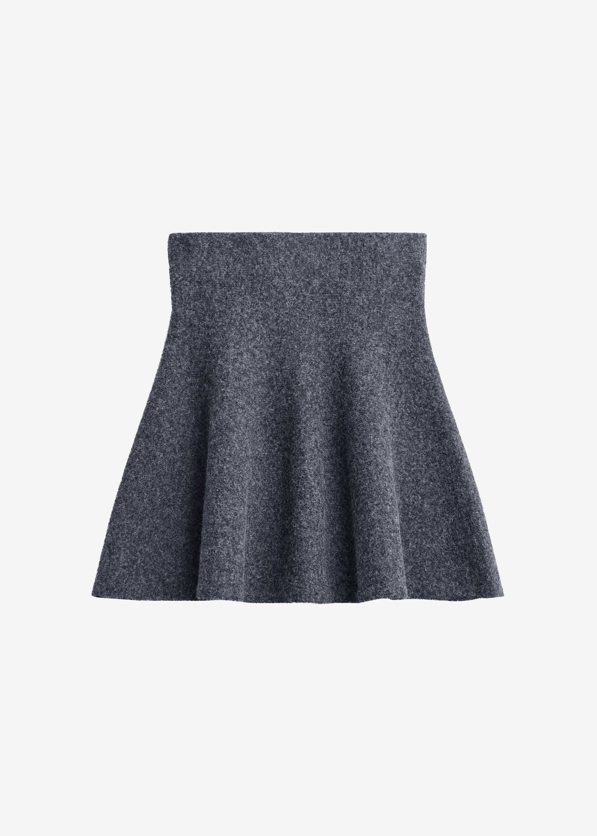 Dienne Knit Mini Skirt - Grey - 8