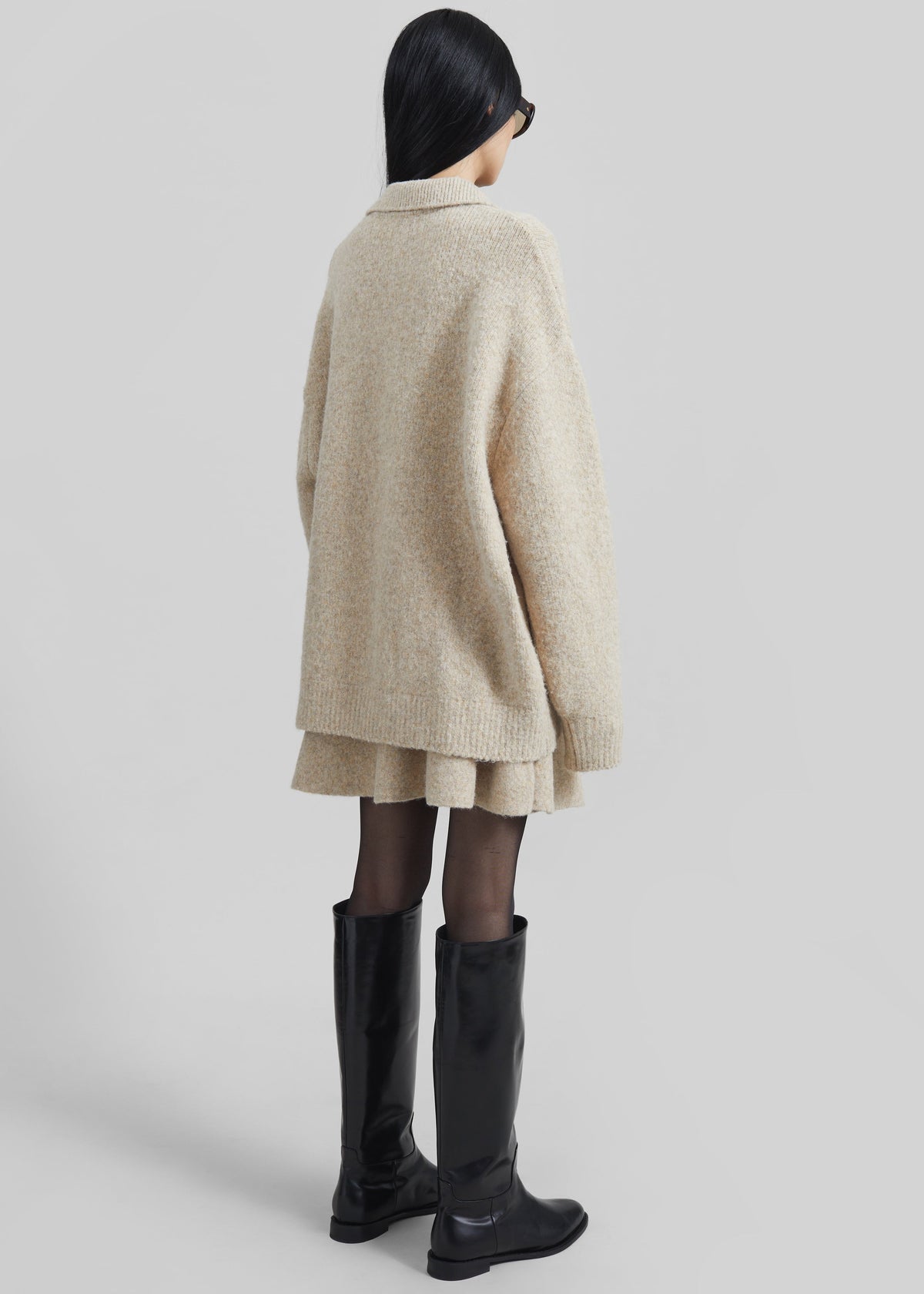 Dienne Polo Sweater - Beige - 9