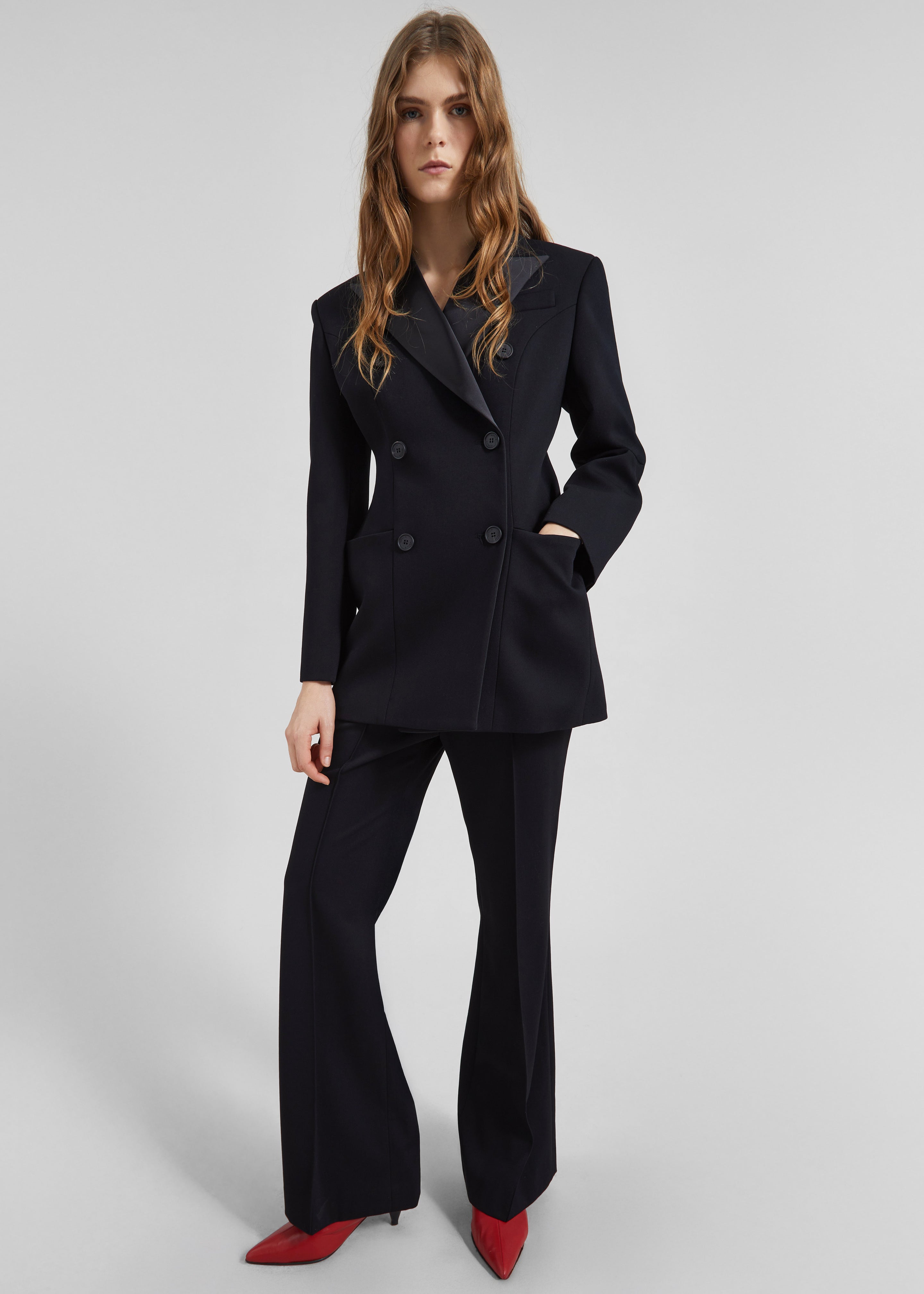 Dorotea Flared Pants - Black – The Frankie Shop Europe