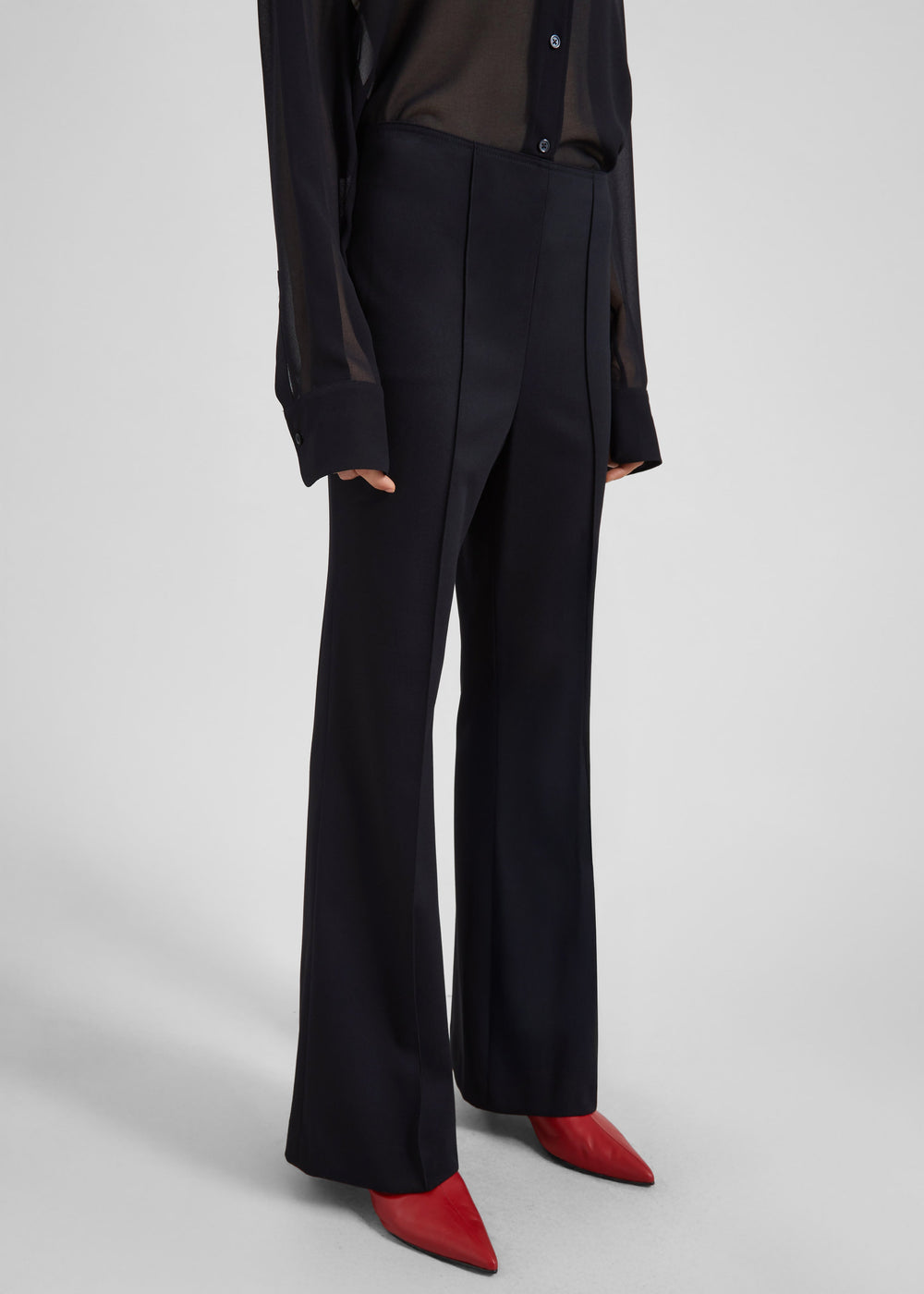 Dorotea Flared Pants - Black - 1