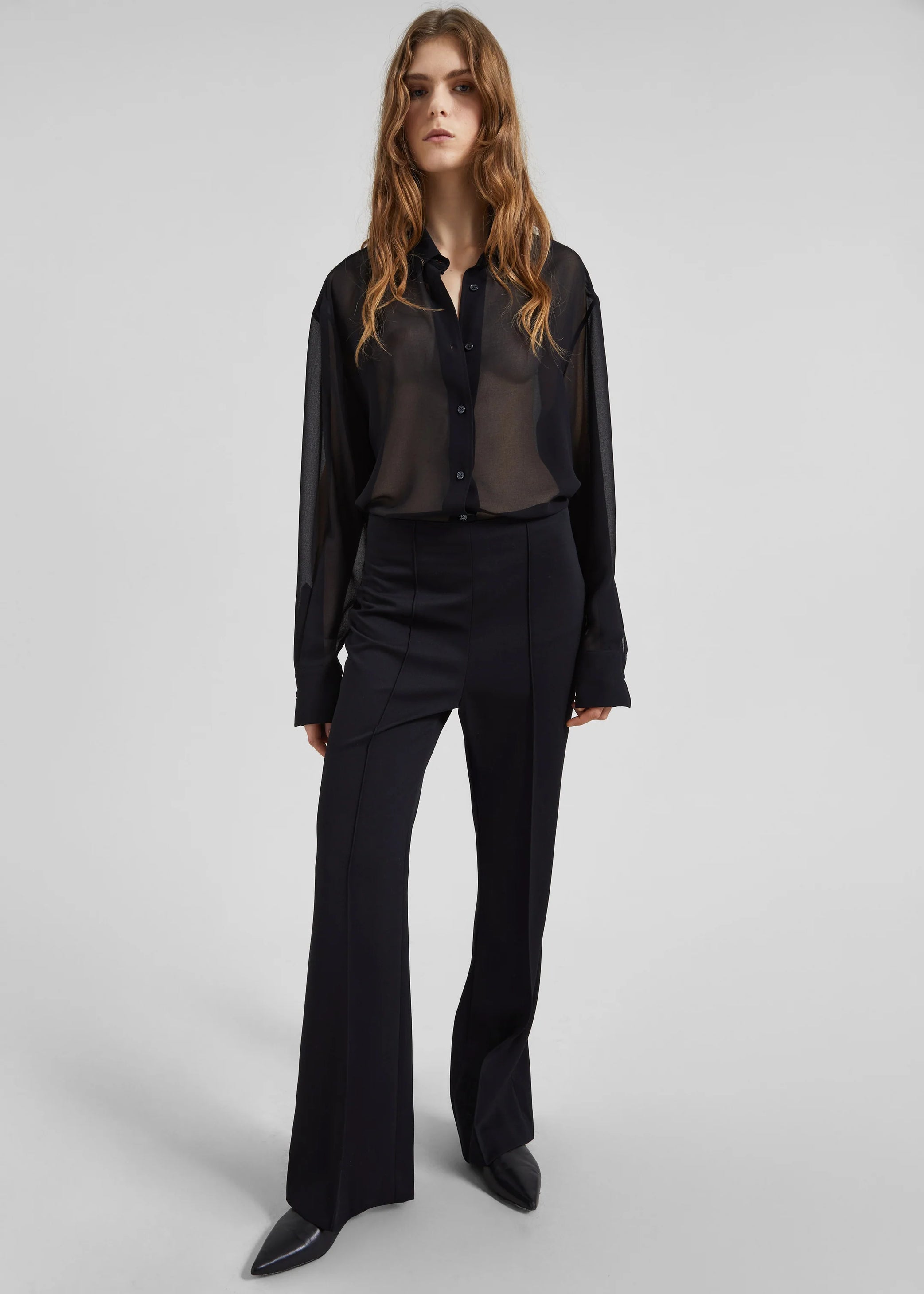 Shop the look image for Dorotea Flared Pants - Black