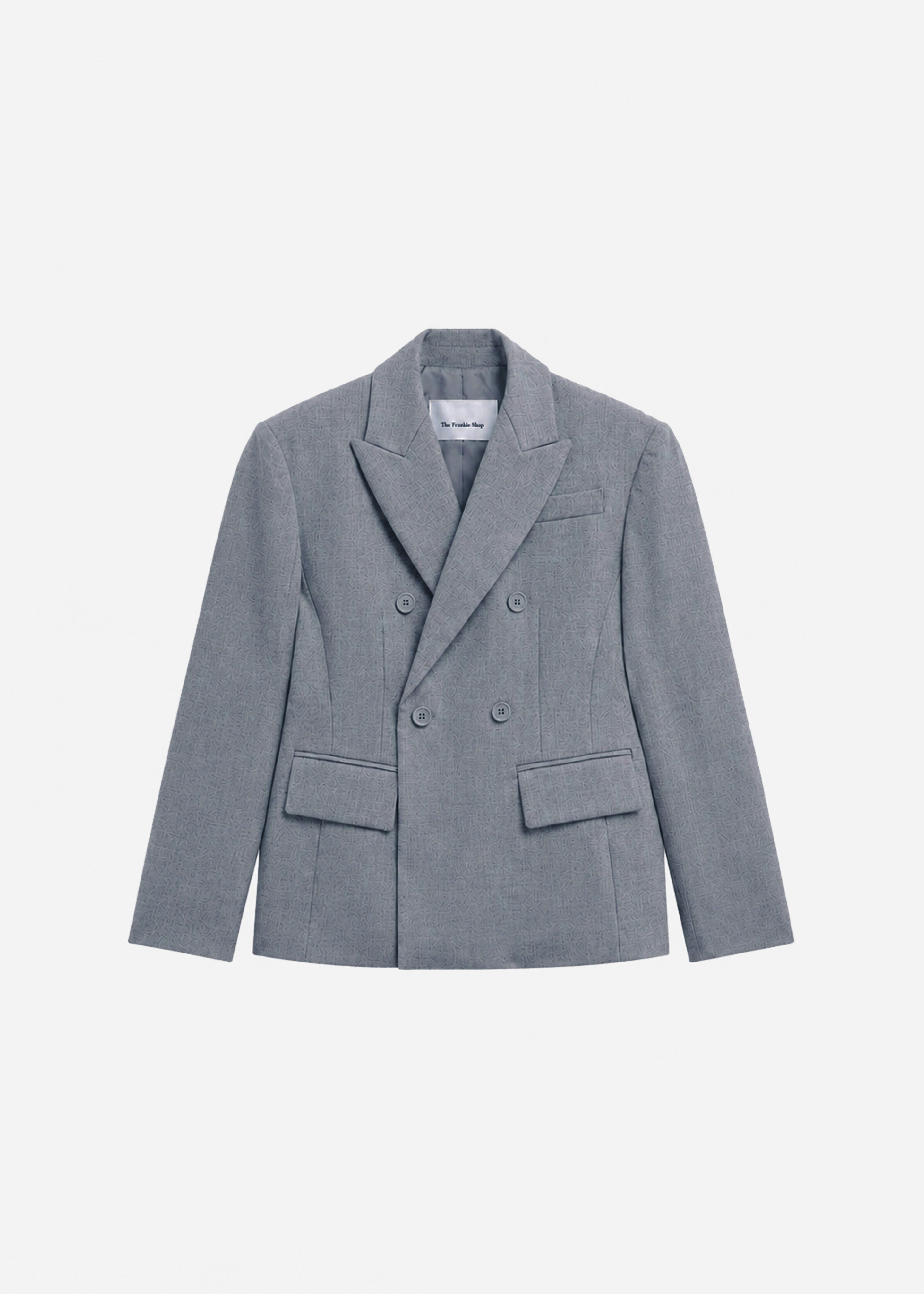Doyer Cinched Blazer - Light Grey - 7