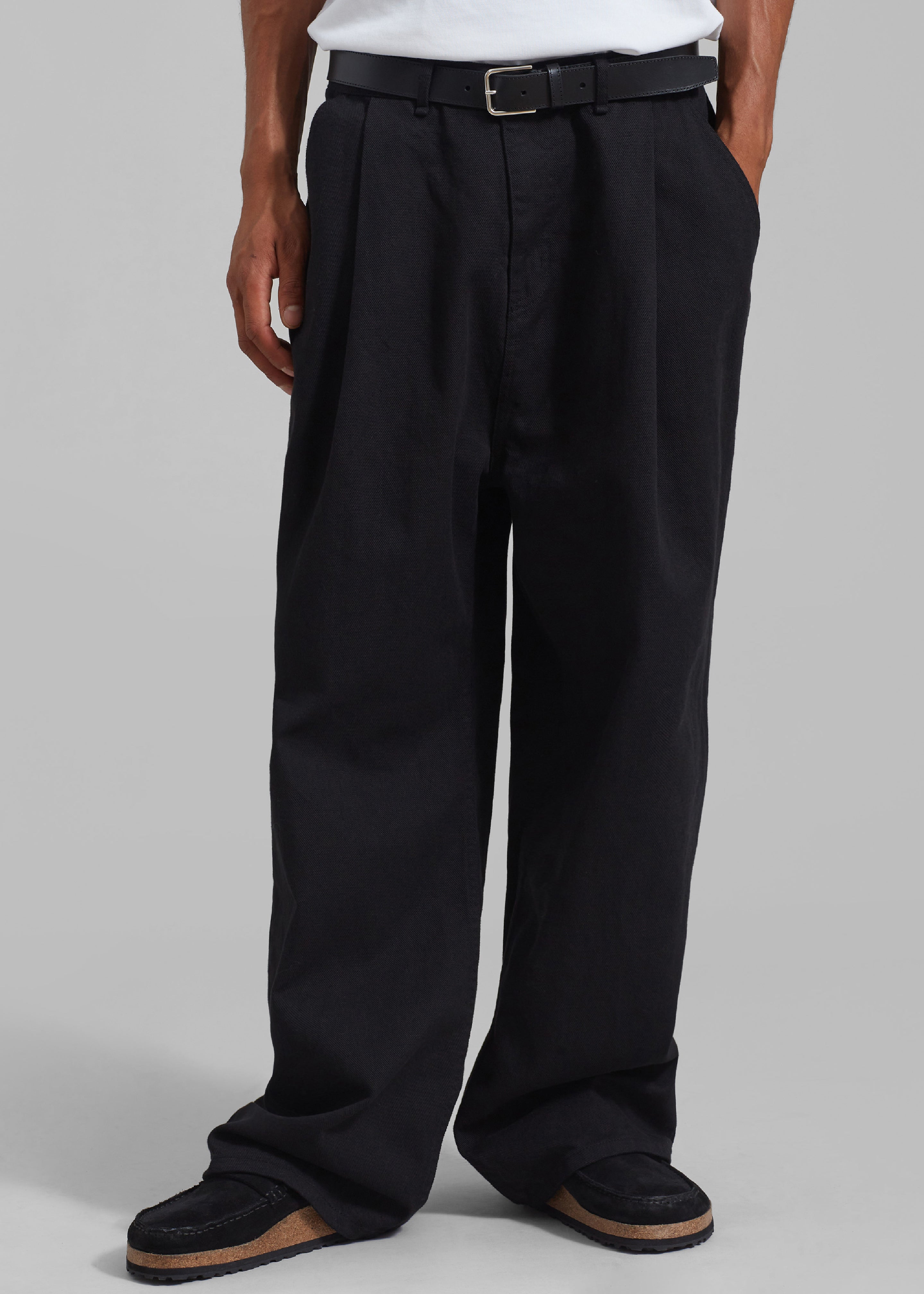 Drew Denim Pants - Black – The Frankie Shop Europe