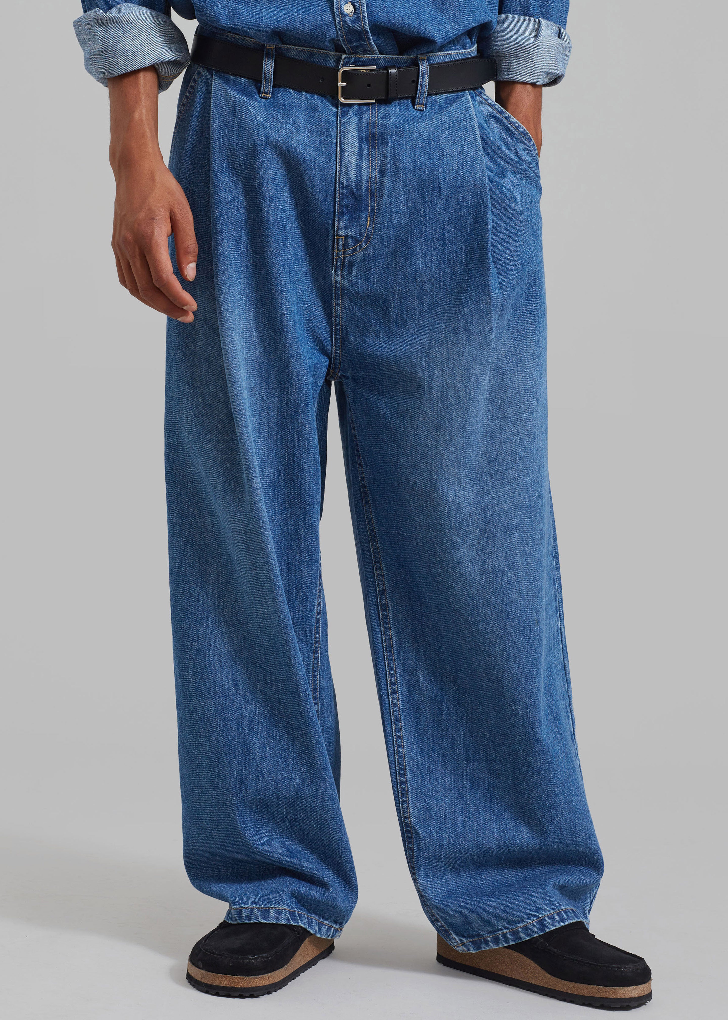 Drew Denim Pants - Medium Wash - 1