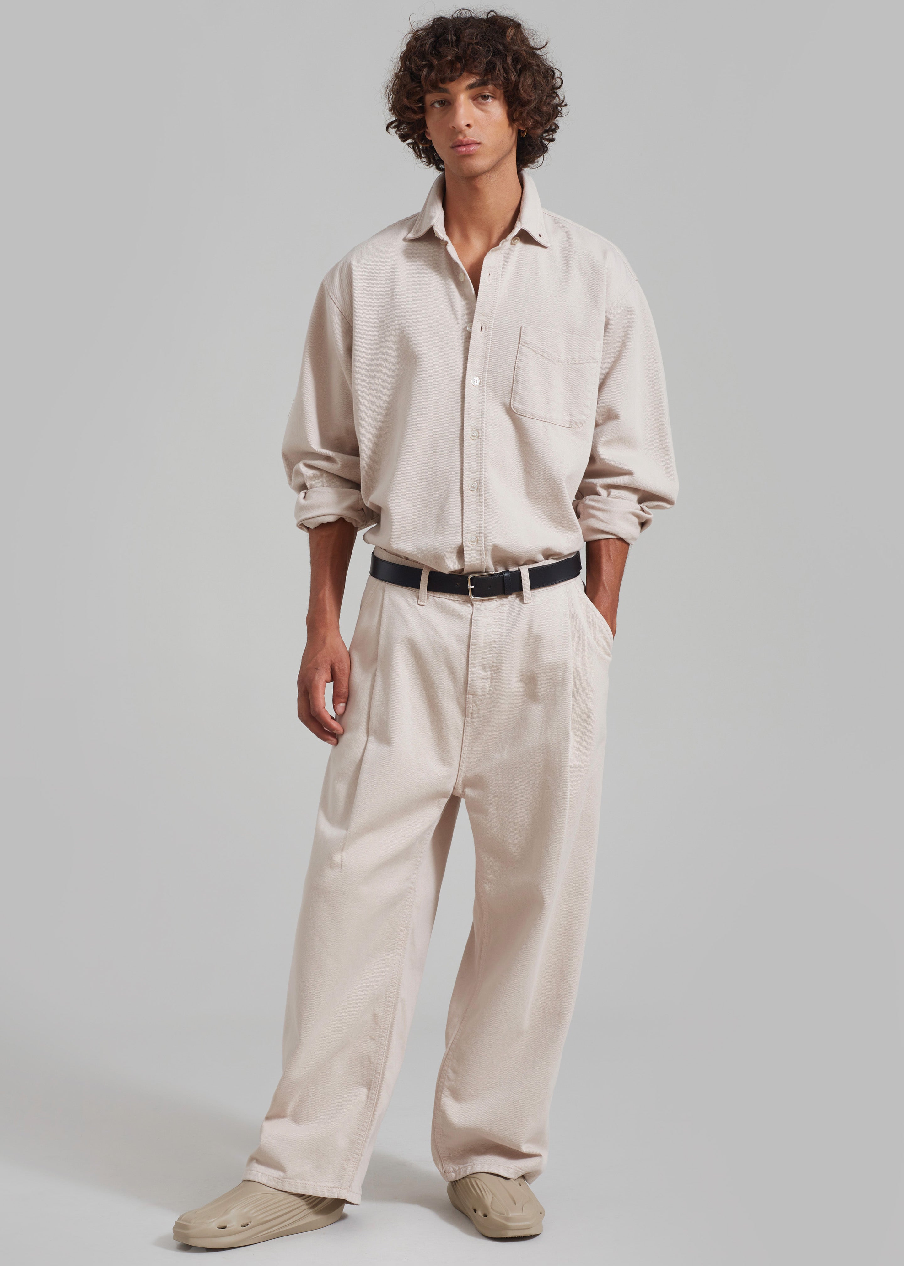 今年流行り●ホワイトデニム●The Frankie Shop●Drew Denim Drew Denim Pants - White – The Frankie Shop Europe