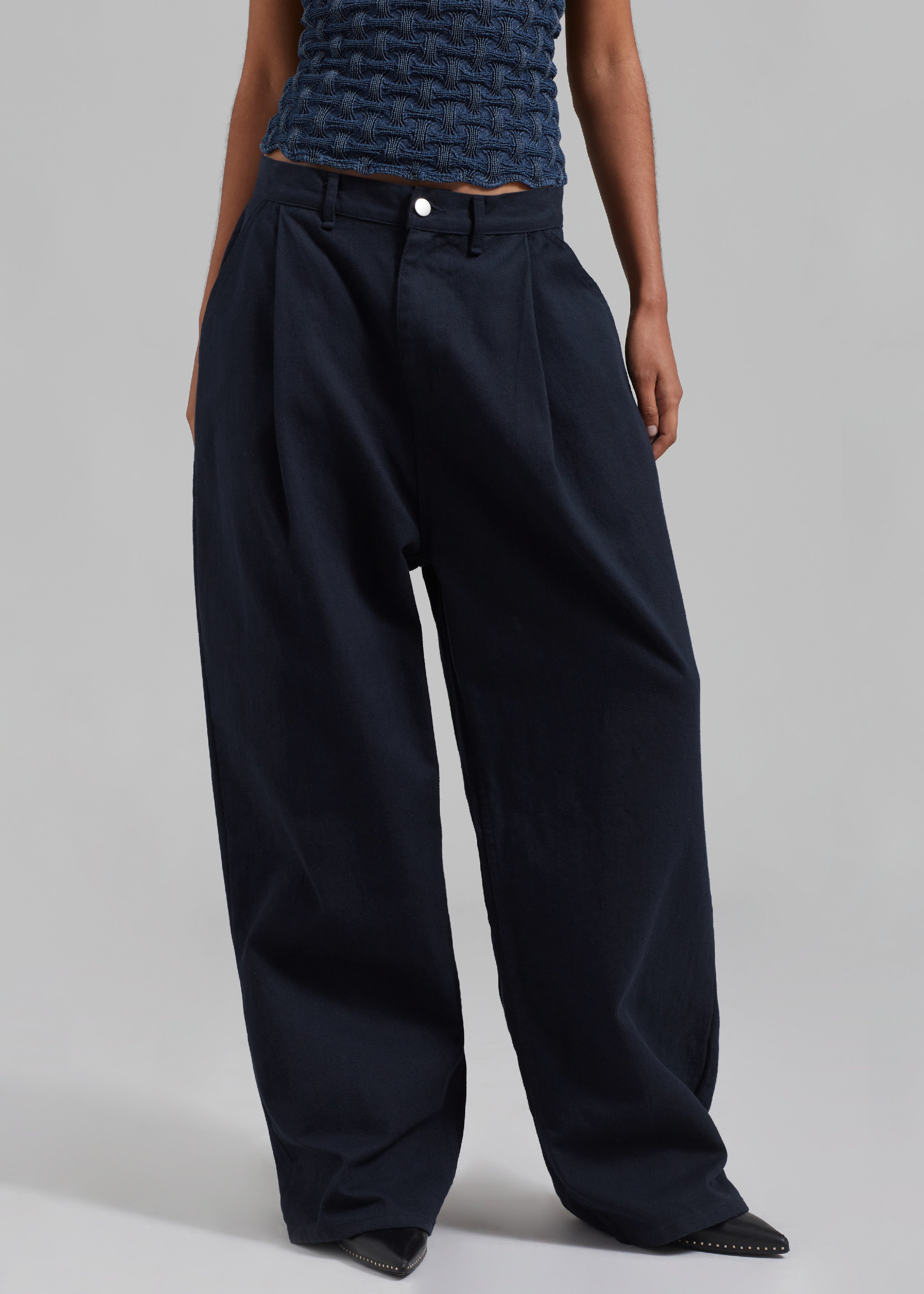 Drew Denim Pants - Navy - 5