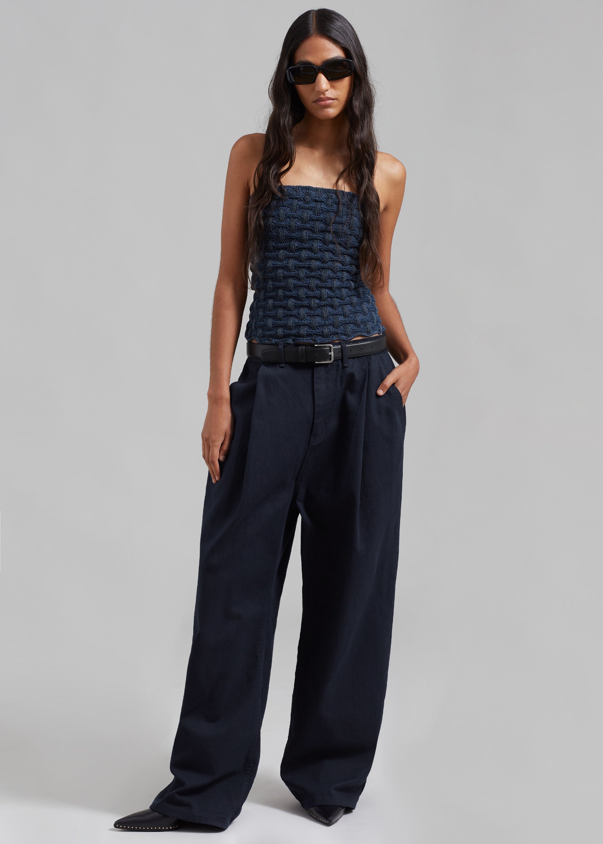 Shop the look image for Drew Denim Pants - Navy