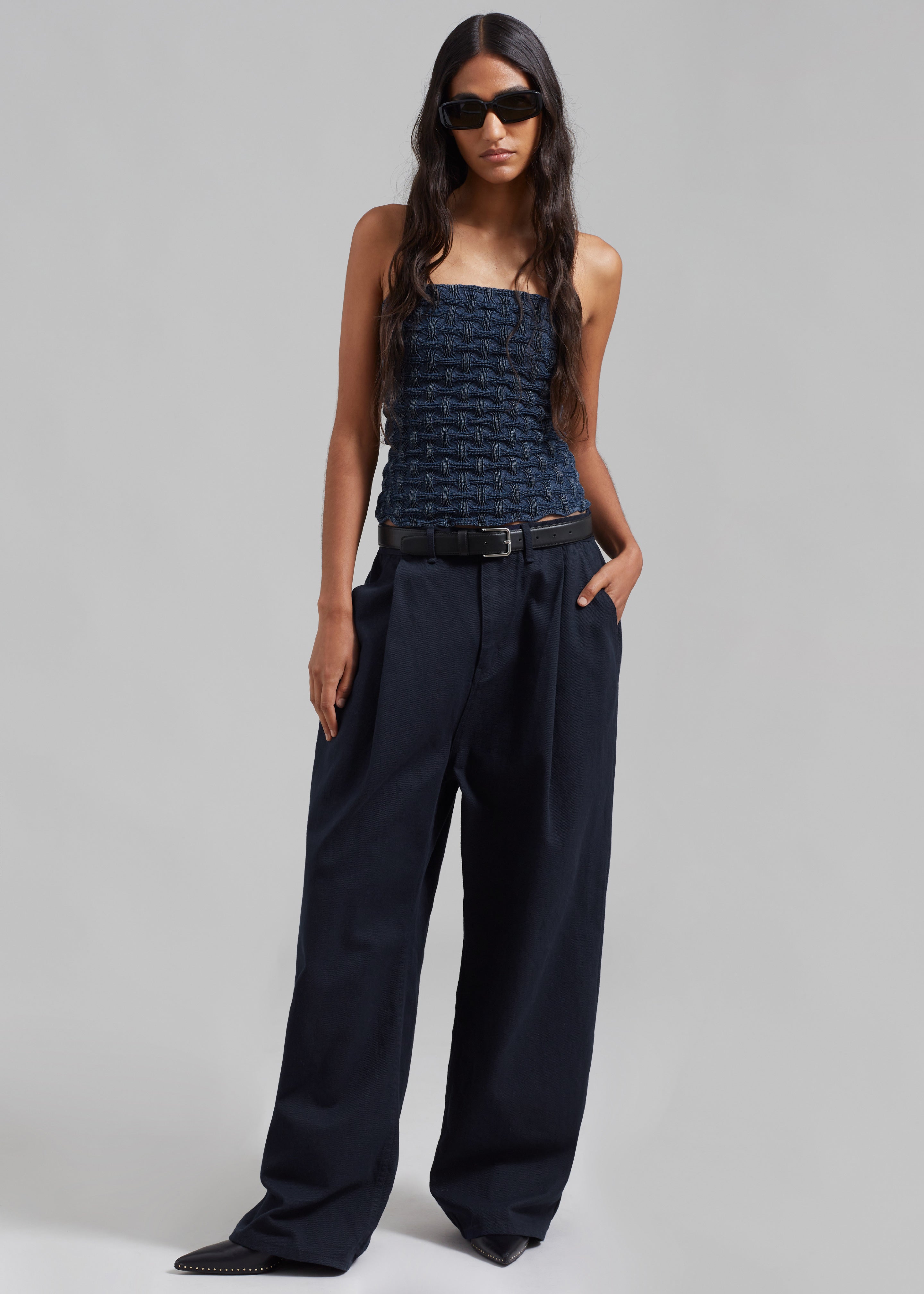 Drew Denim Pants - Navy - 1