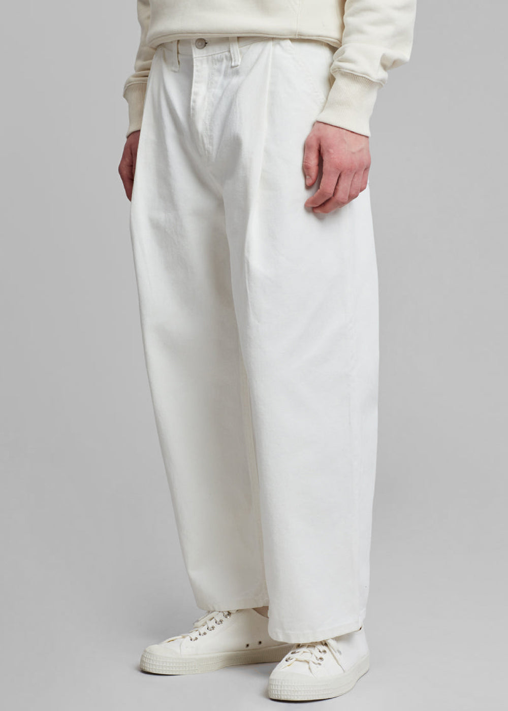 Drew Denim Pants - White - 1