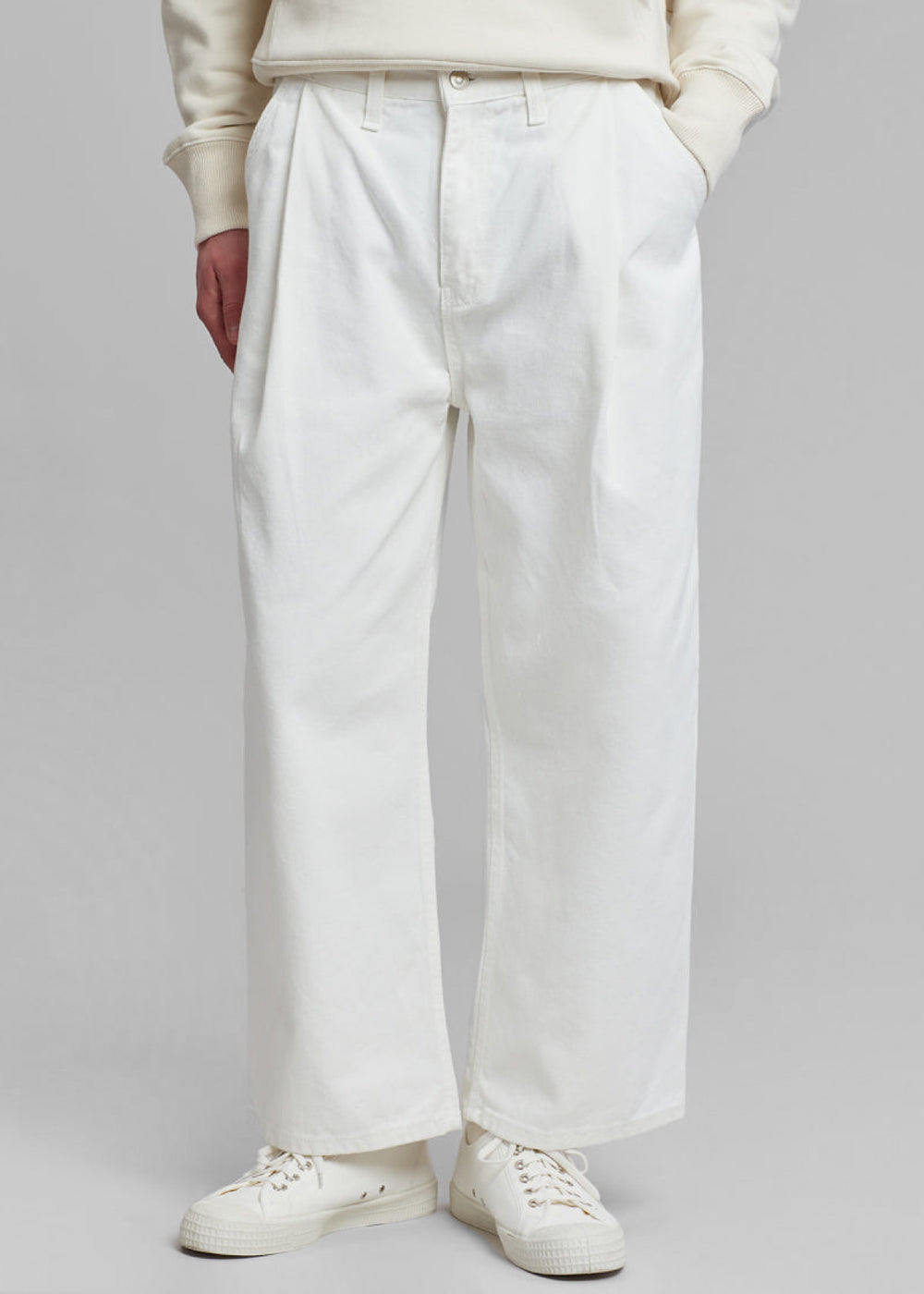 Drew Denim Pants - White