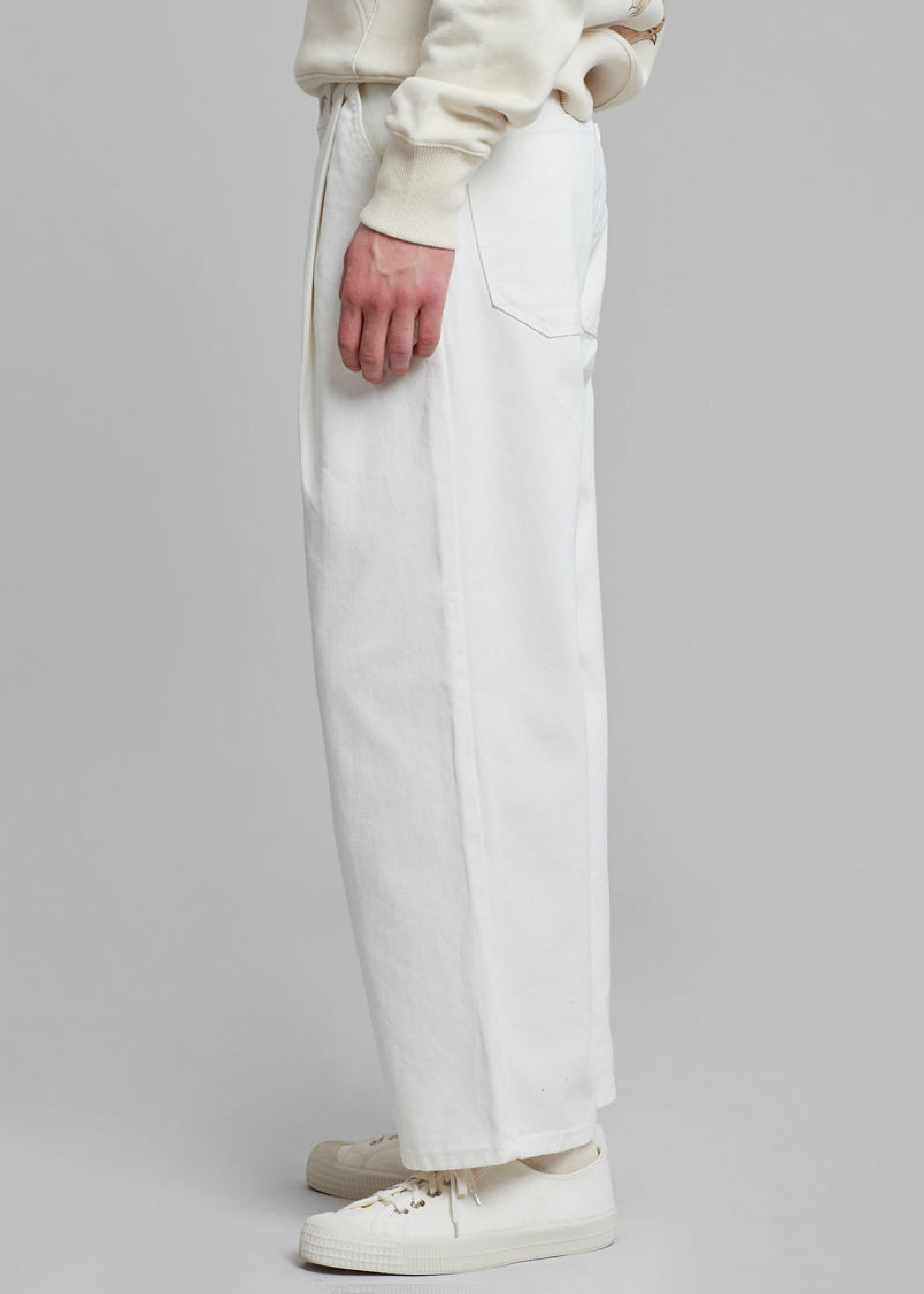 Drew Denim Pants - White - 12