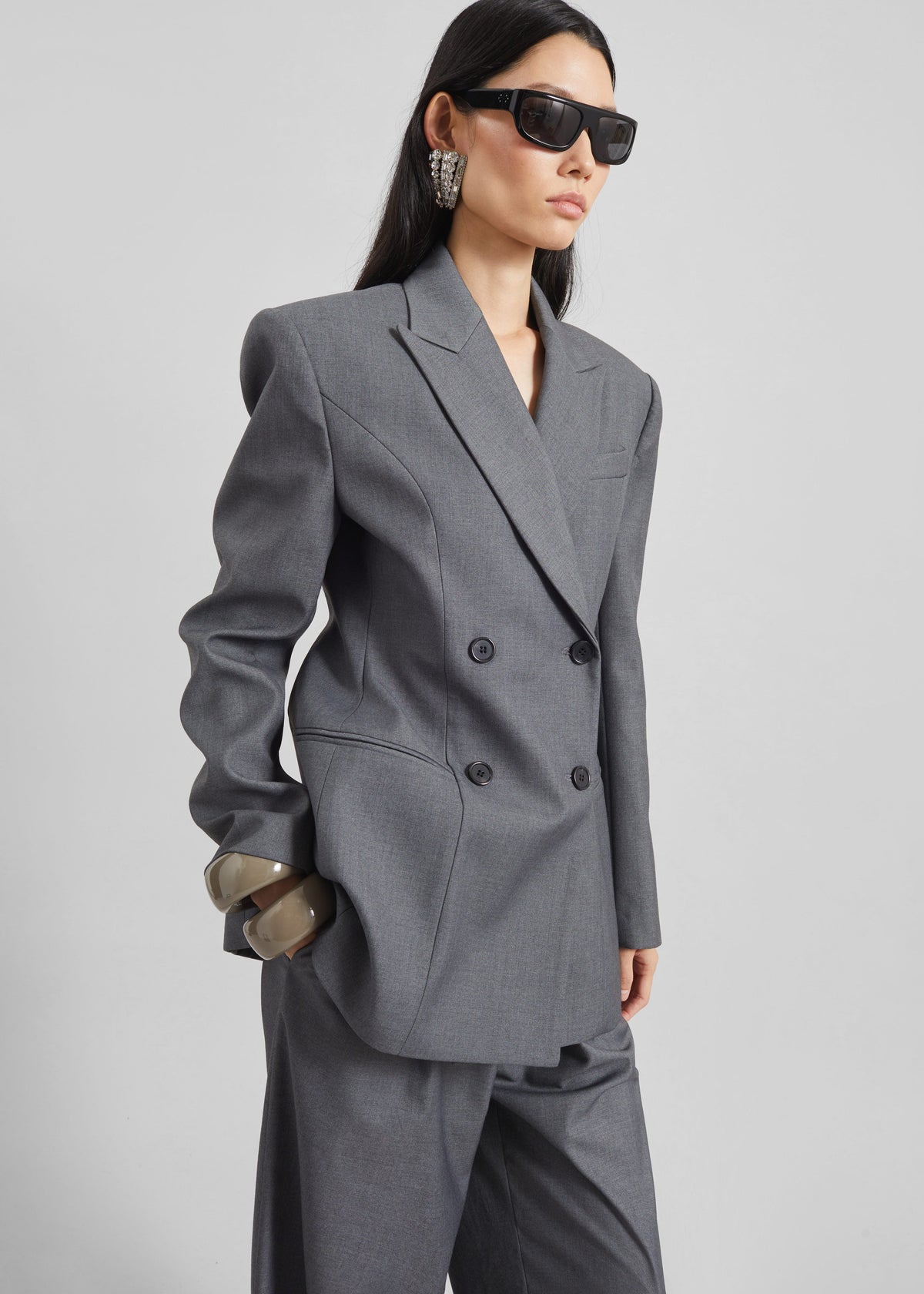 Dulverton Hourglass Blazer - Grey - 7