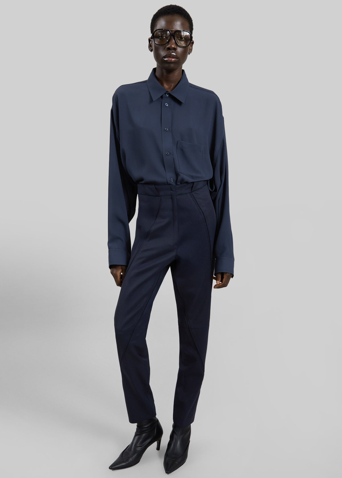 Pantaloni Dune con pannelli - Blu navy