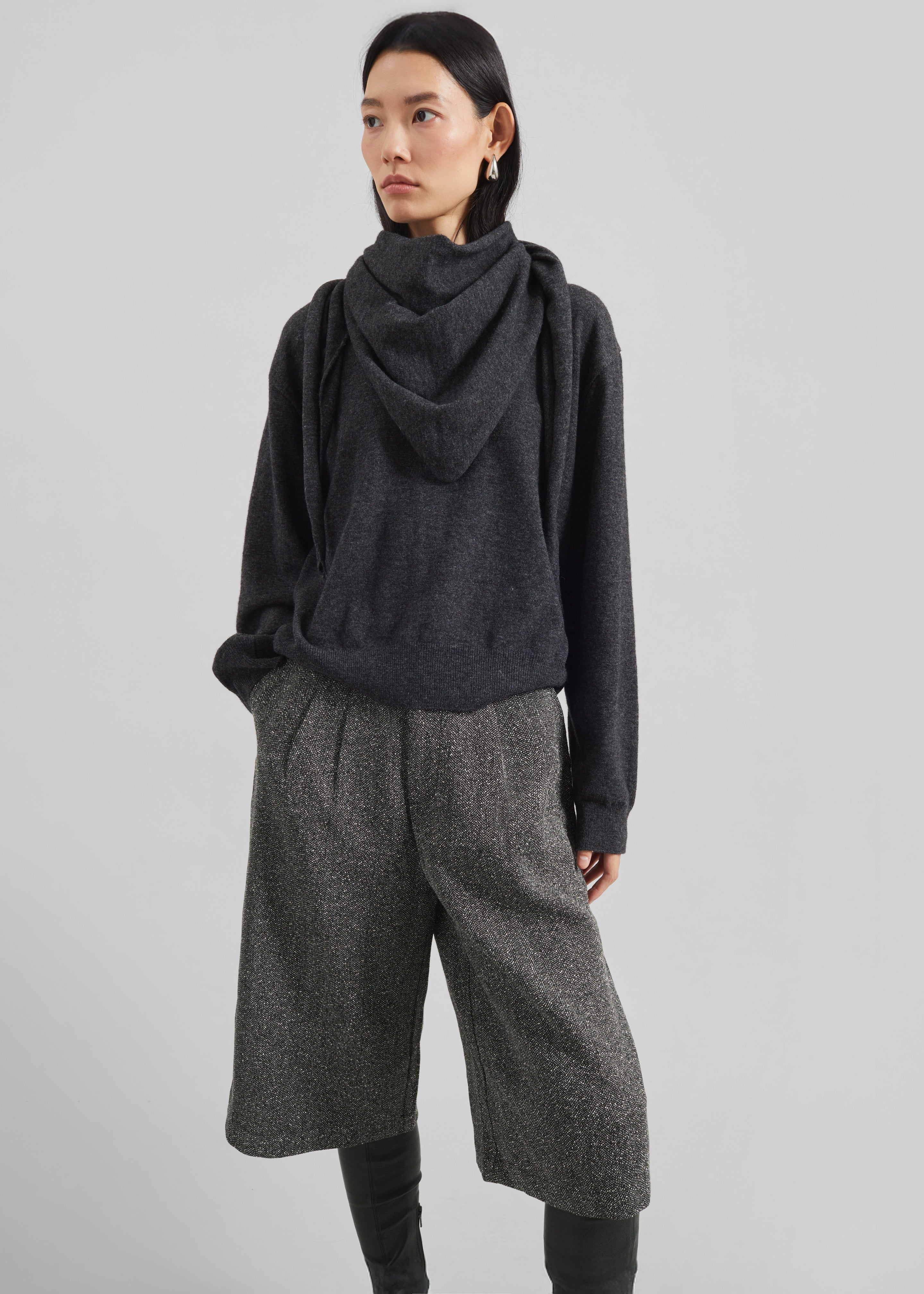 Dunley Bermuda Shorts - Charcoal Melange - 6