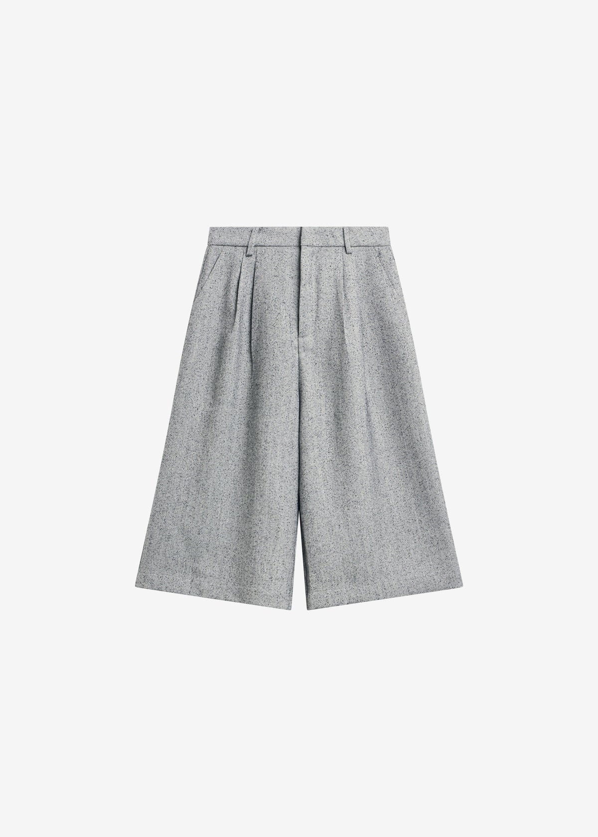 Dunley Bermuda Shorts - Grey Melange - 9