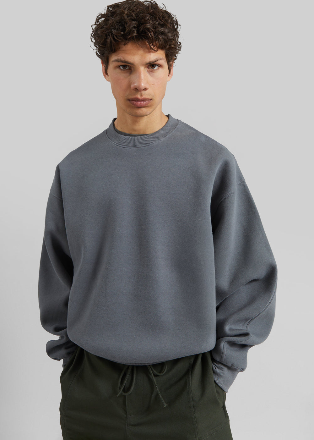 Sweatshirt Dunloy oversize - Gris