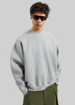 Sweatshirt Dunloy oversize - Gris clair