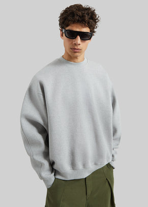Dunloy Oversized Sweatshirt - Light Grey