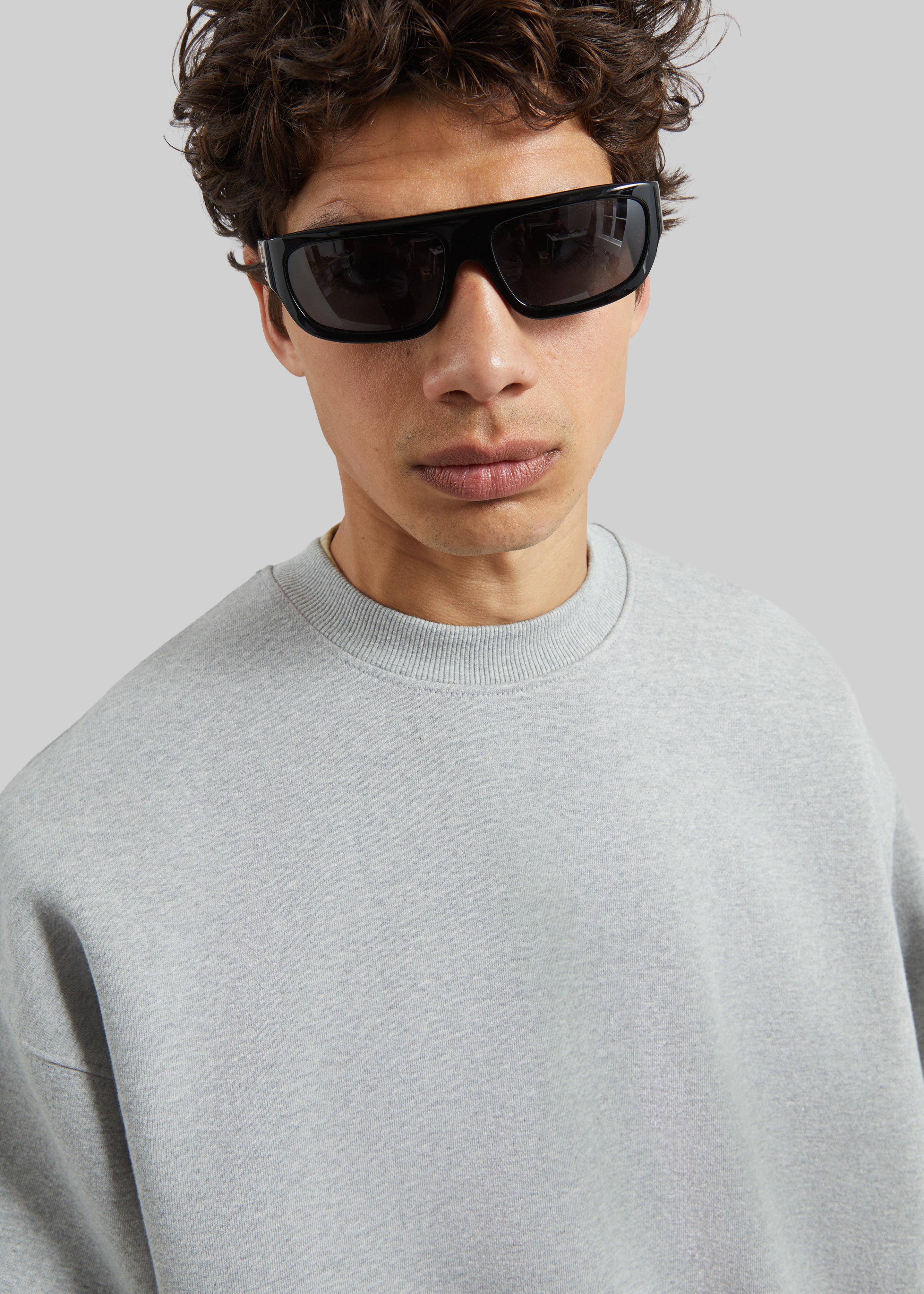 Sweatshirt Dunloy oversize - Gris clair - 3