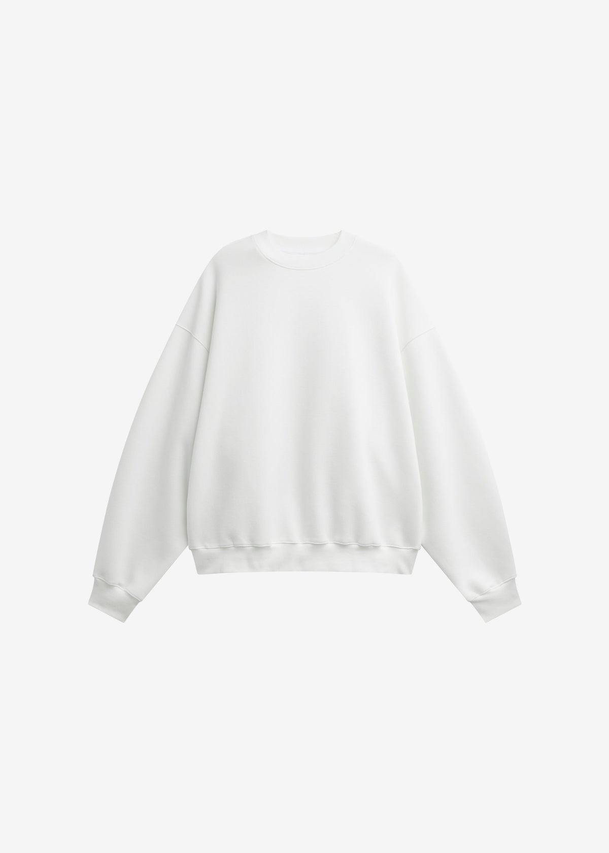 Dunloy Oversized Sweatshirt - White - 7