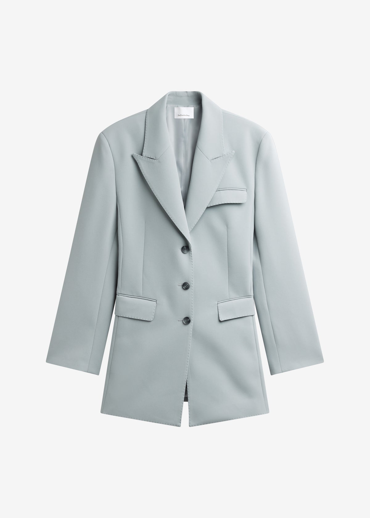 Duved Cinched Blazer - Slate Grey - 9