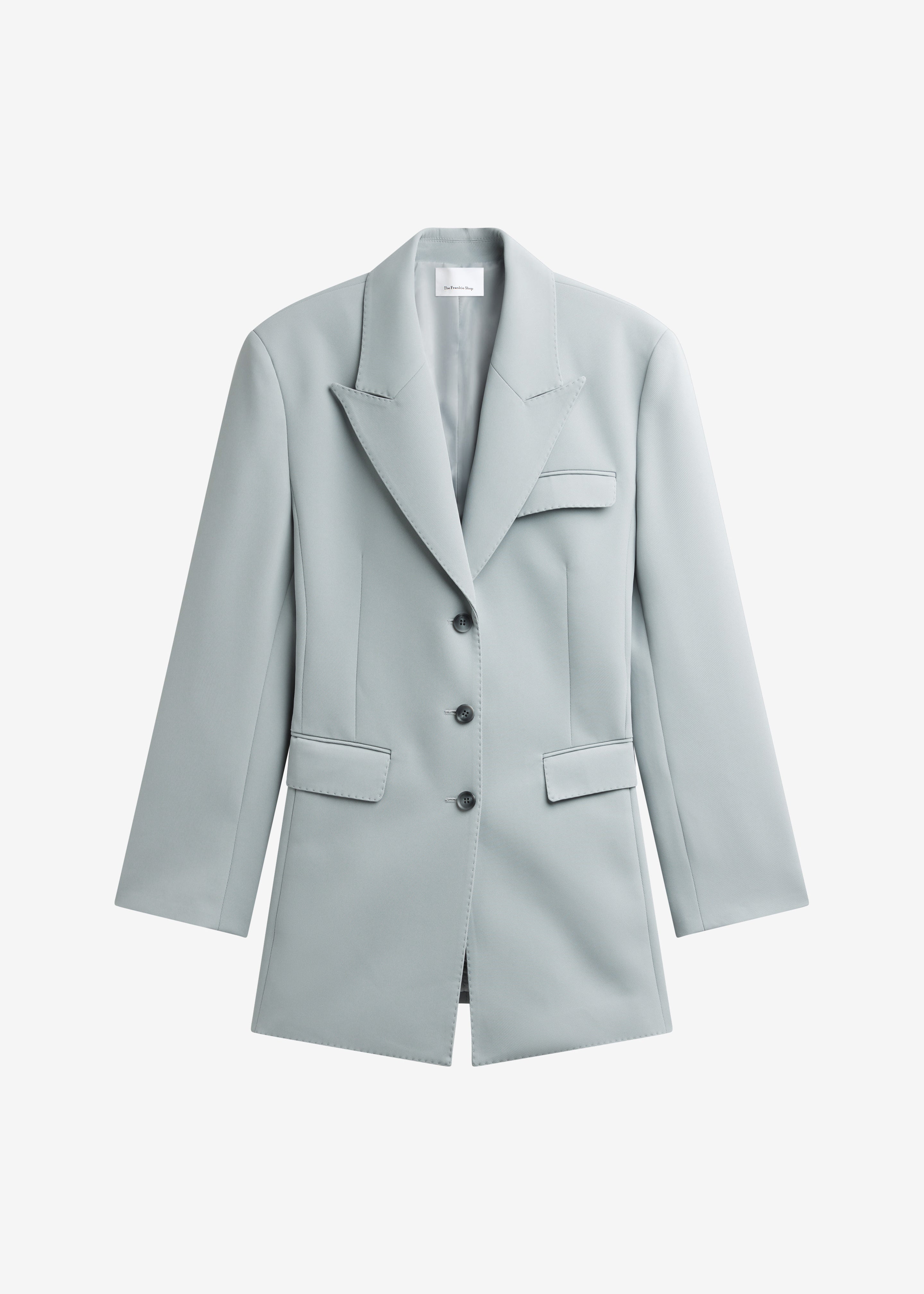 Duved Cinched Blazer - Slate Grey - 9