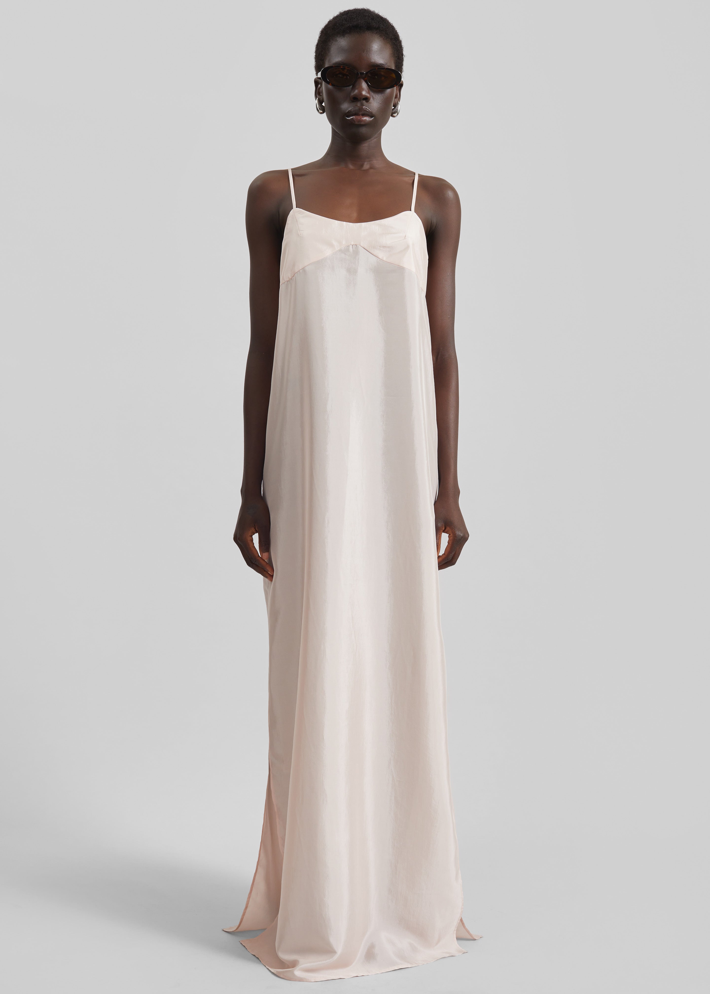 Dylana Sleeveless Maxi Dress - Faded Pink - 1