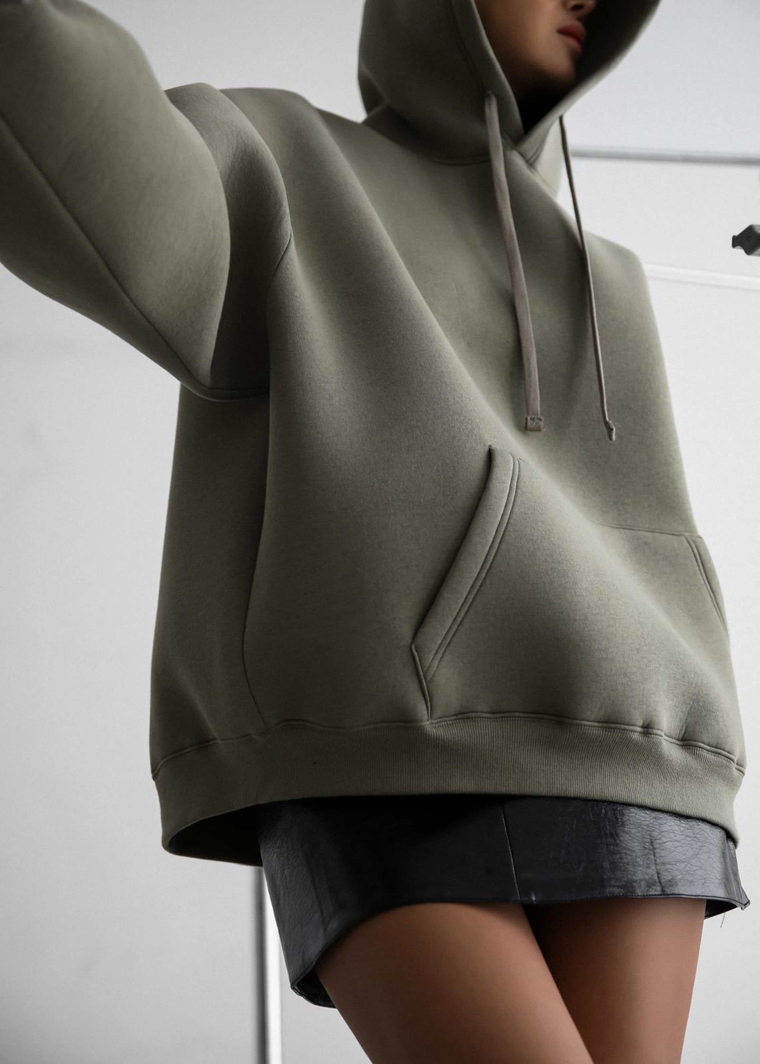 Easton Oversized Hoodie Khaki