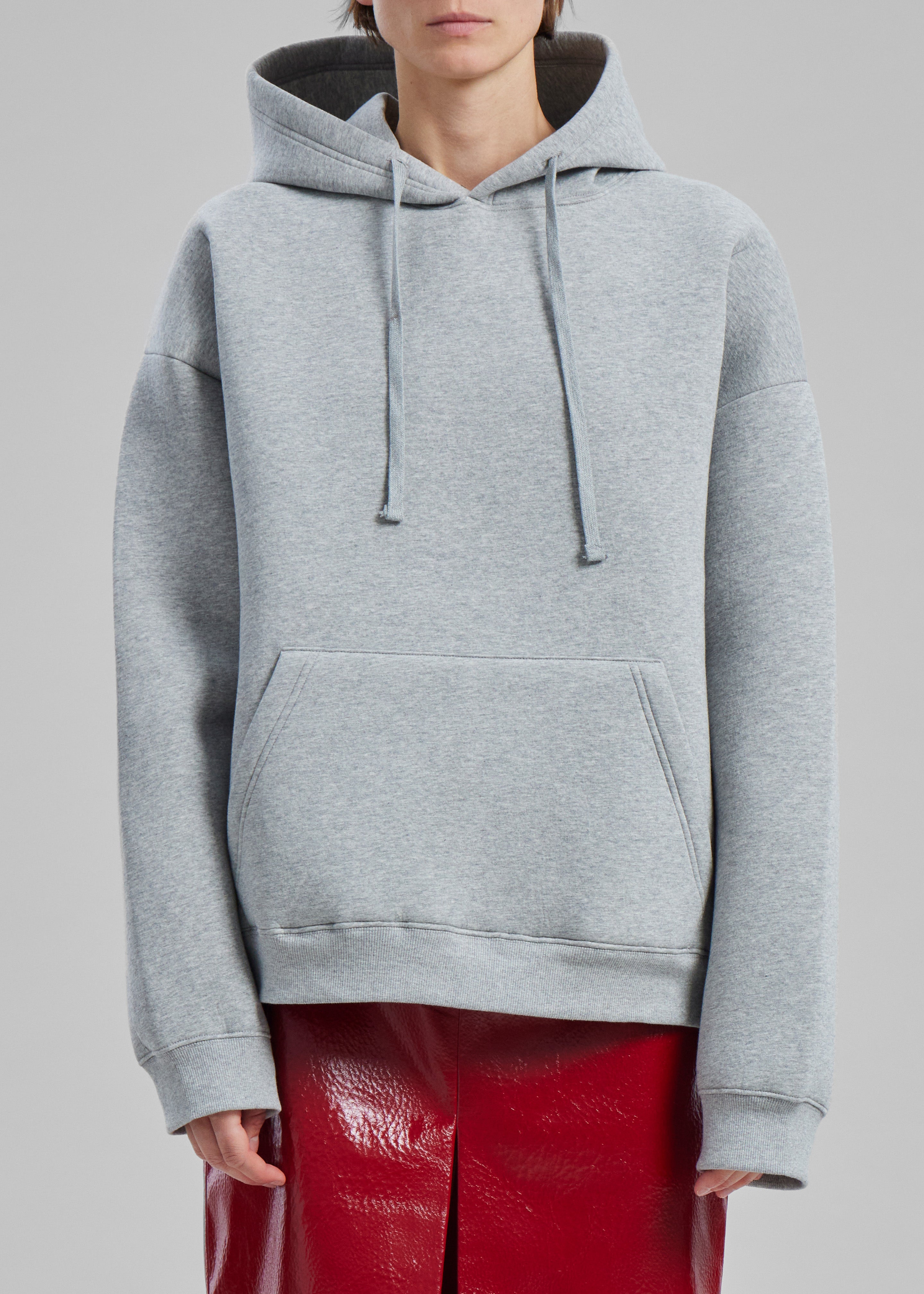 新品未使用　完売品　The Frankie Shop KNIT HOODIE Adare Braided Knit Hoodie - Grey – The Frankie Shop