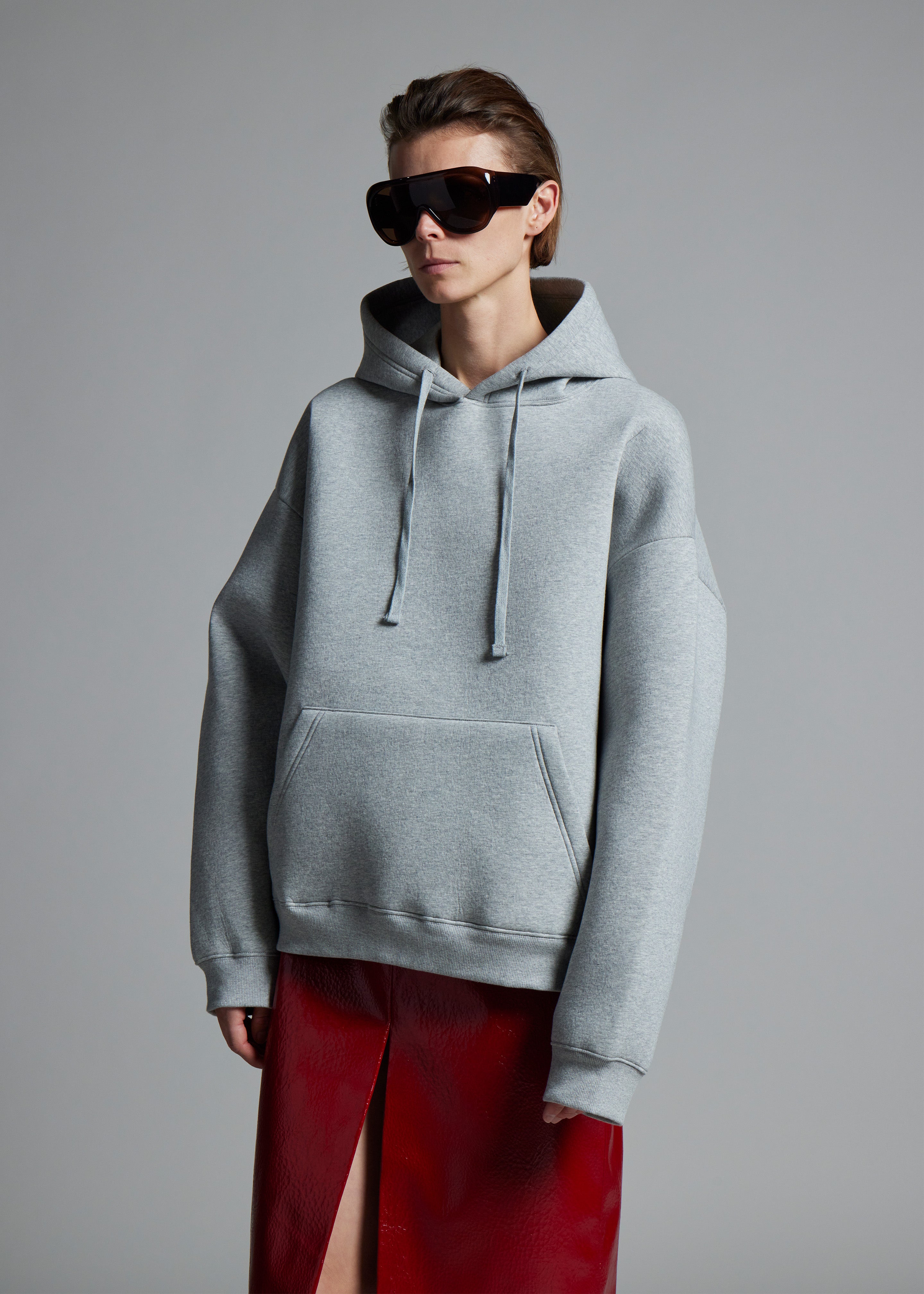 Easton Oversized Hoodie - Light Grey - 8