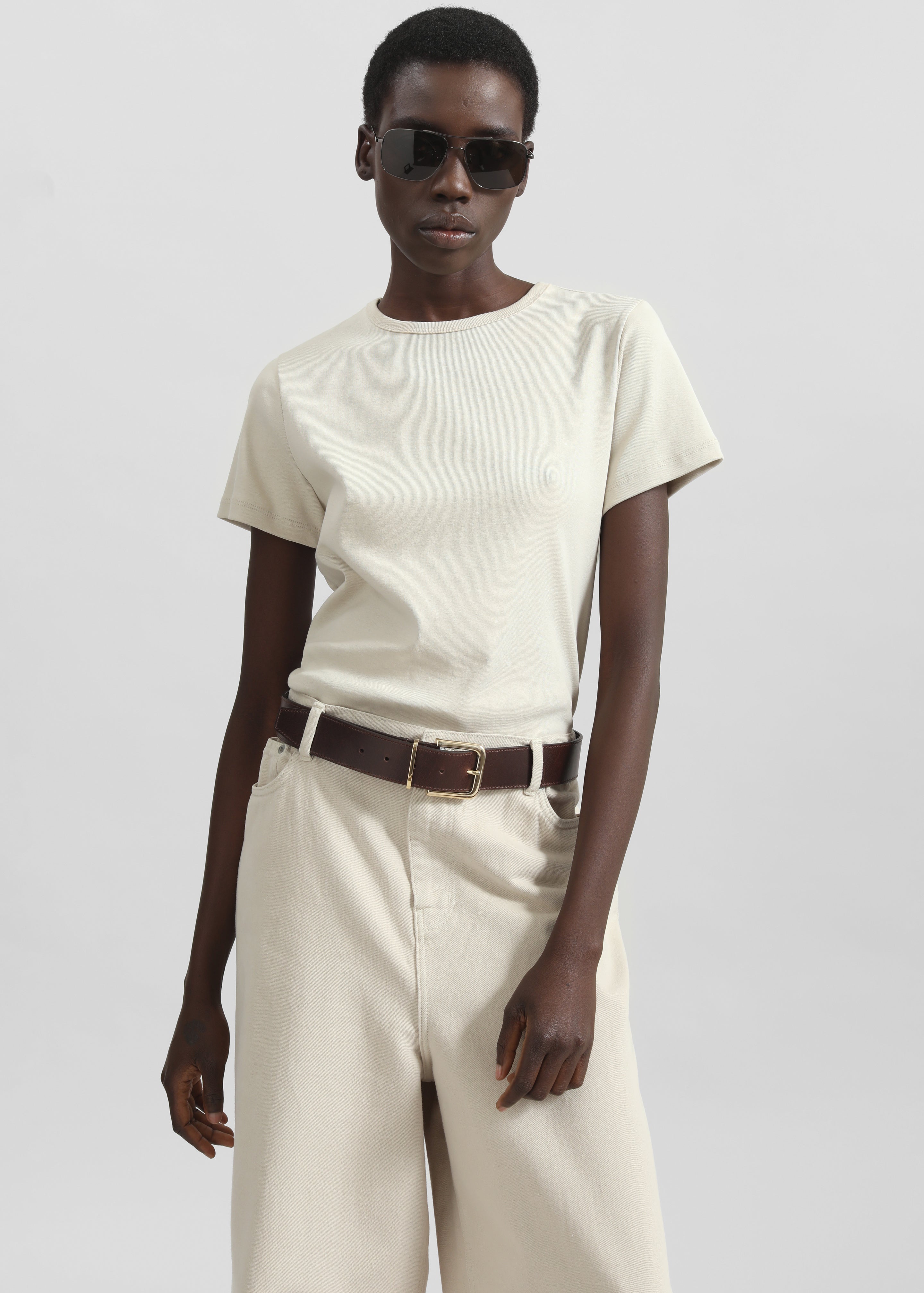 Eben Tee - Light Beige - 3