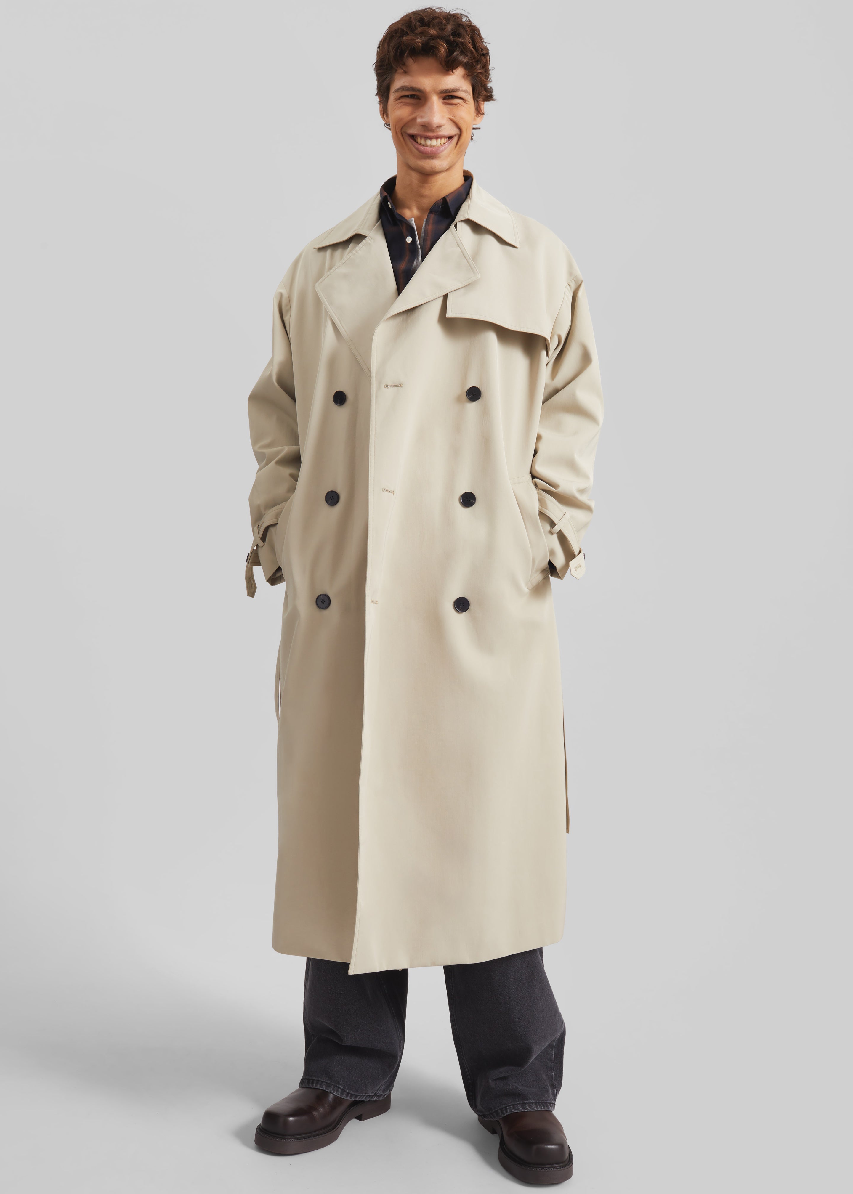 Edris Trench Coat - Beige – The Frankie Shop Europe