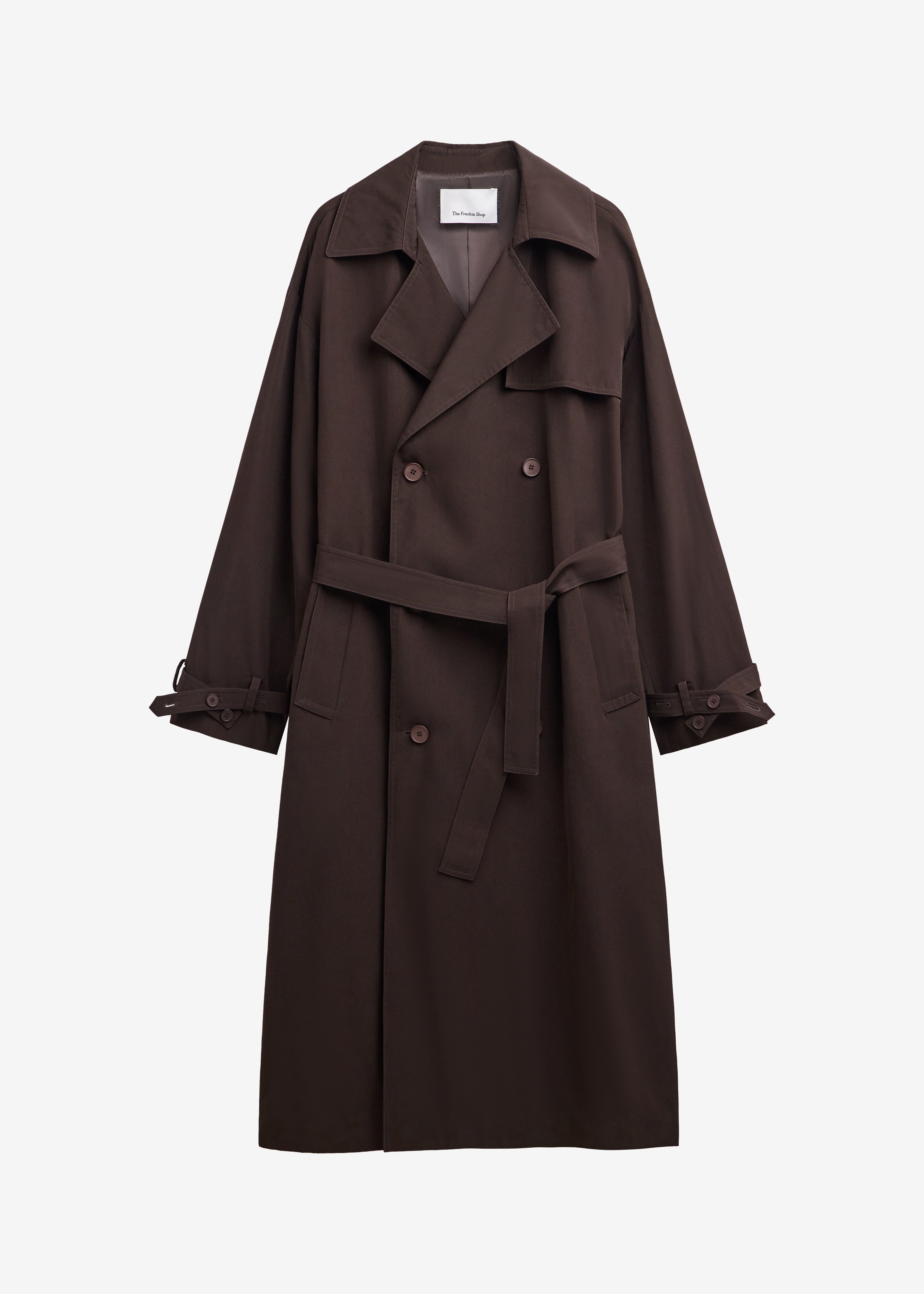 Edris Trench Coat - Brown - 7