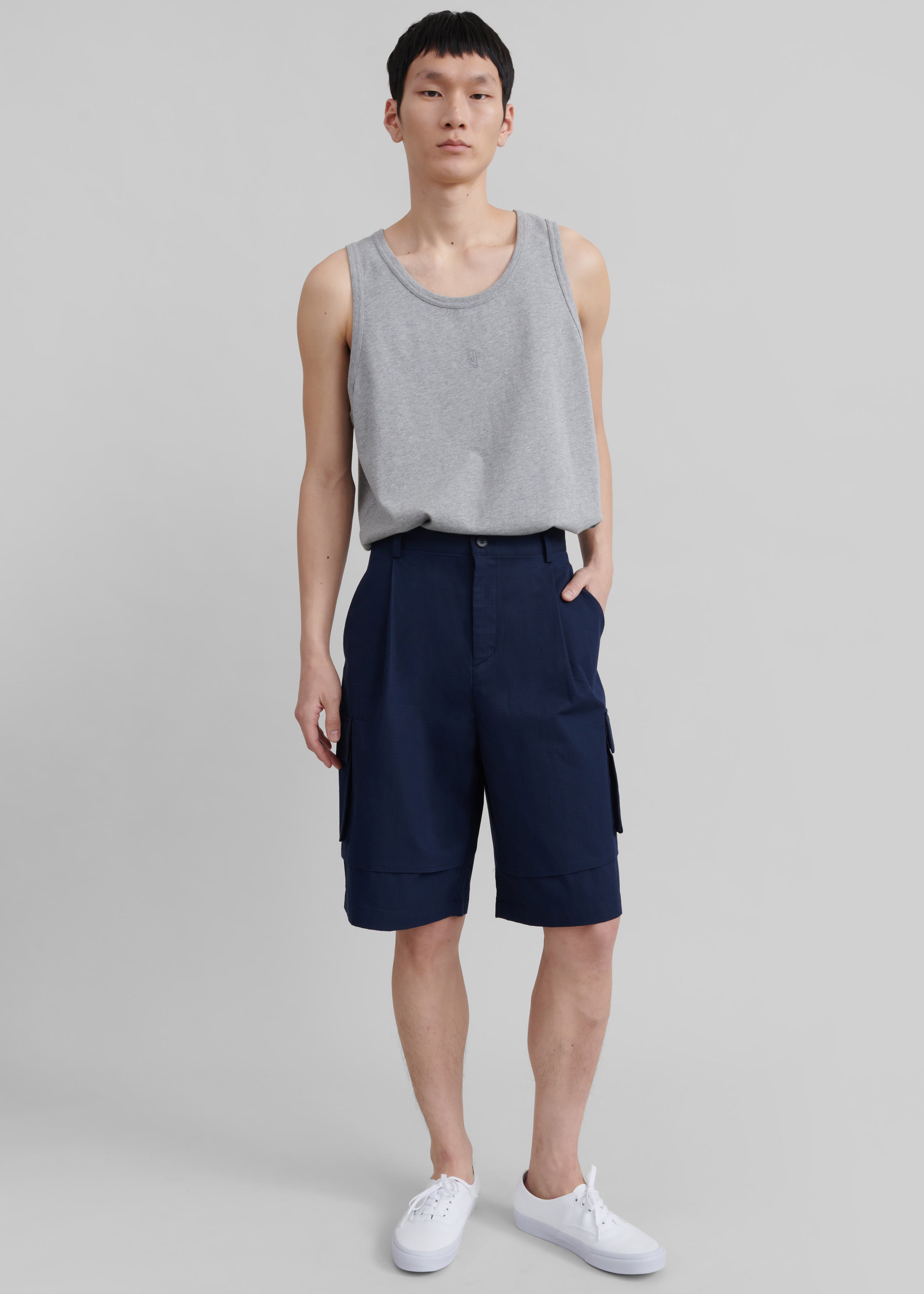 Edward Cargo Shorts - Navy - 3