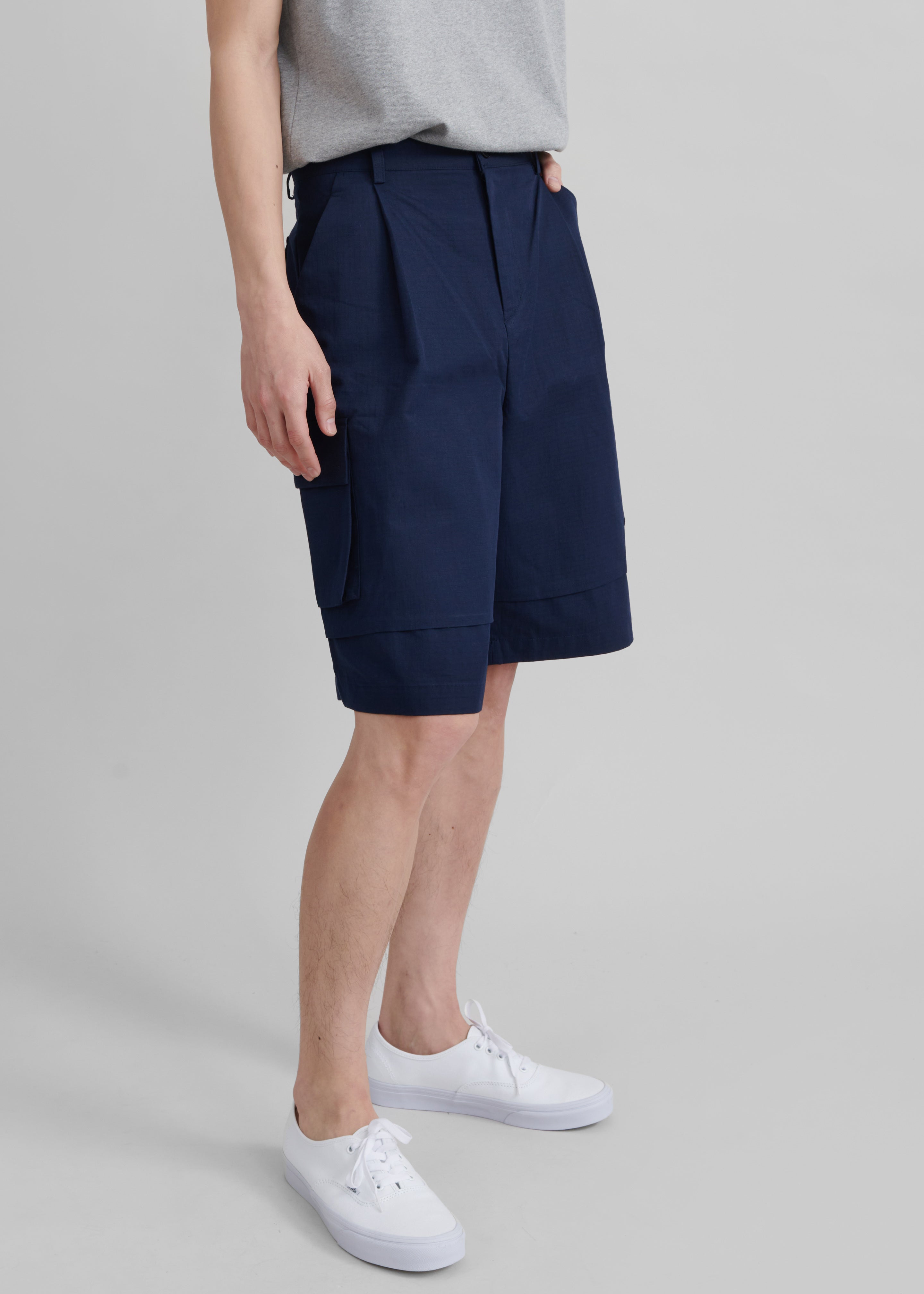 Edward Cargo Shorts - Navy - 8