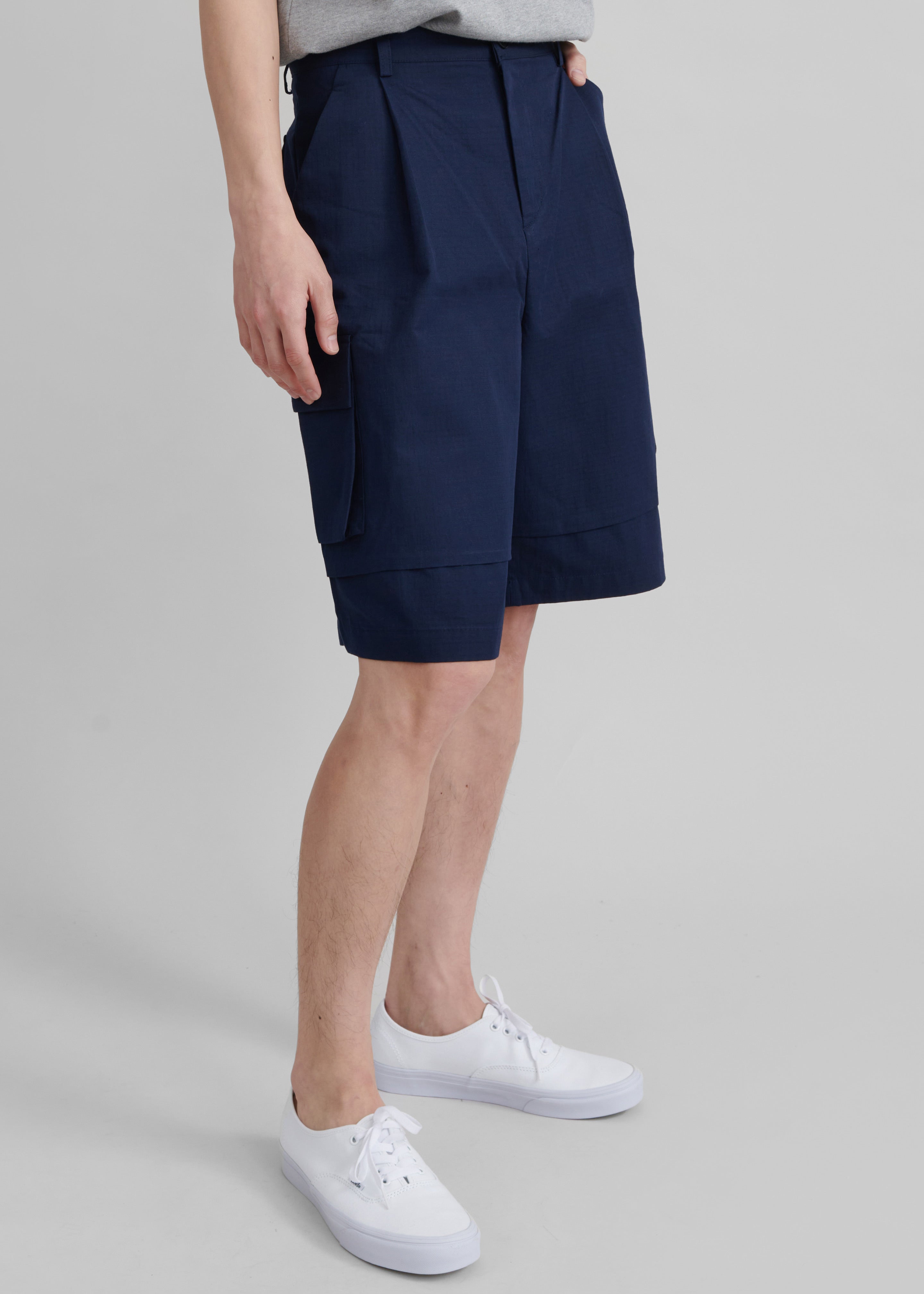 Edward Cargo Shorts - Navy - 8