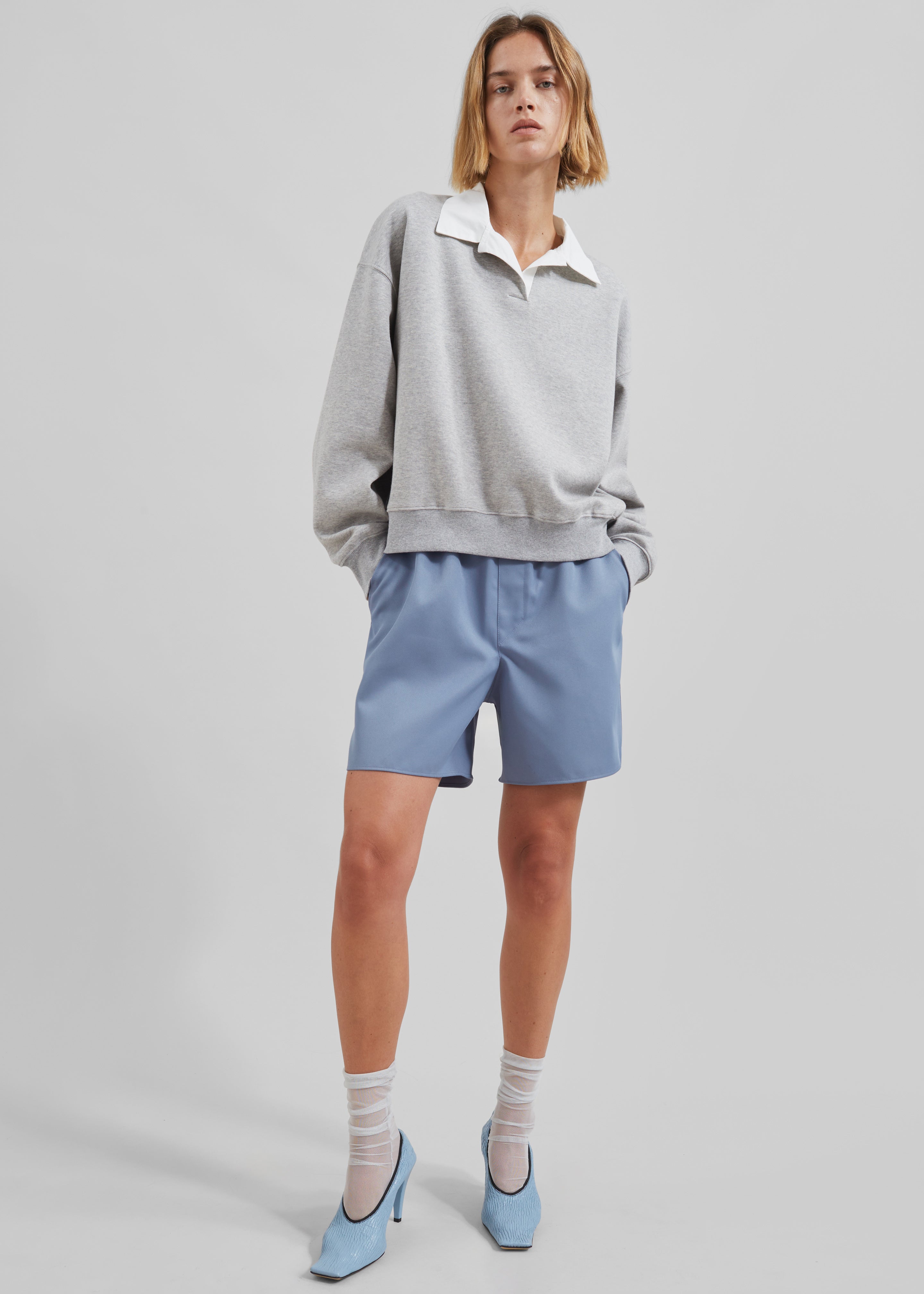 Edwin Boxy Sweatshirt - Grey - 4