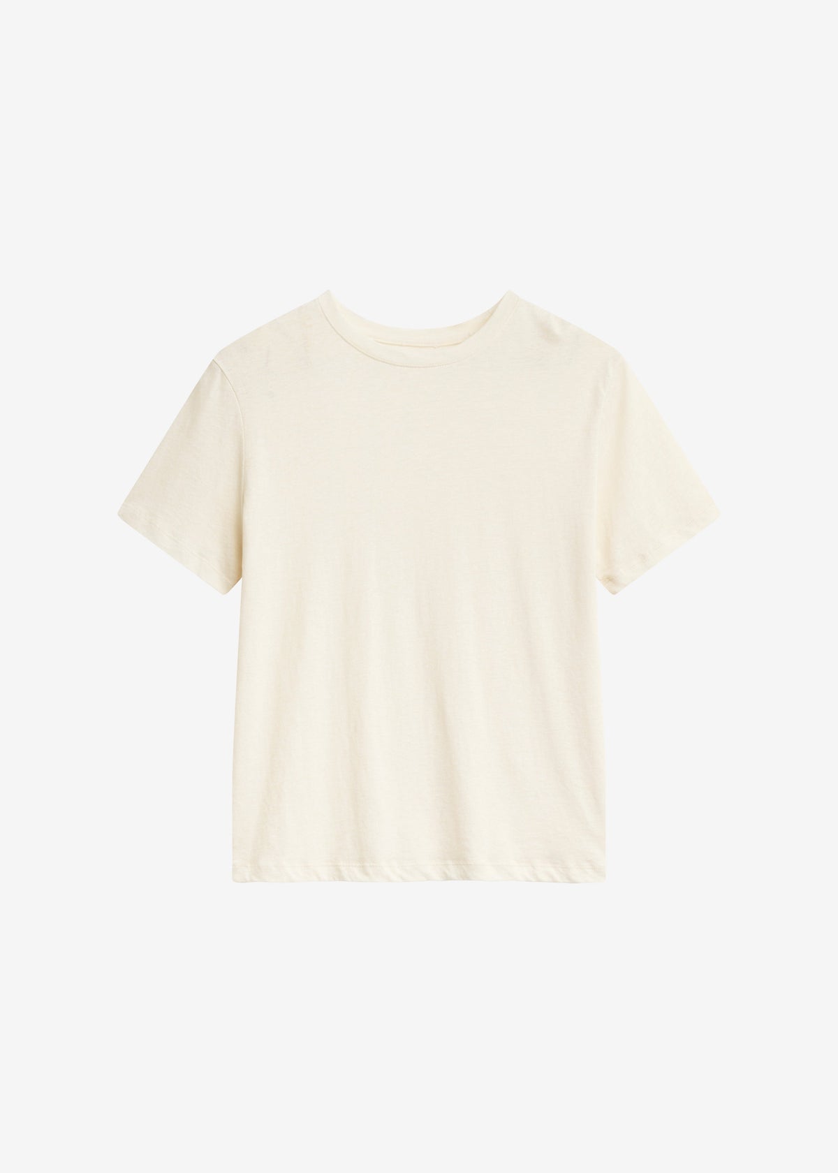 Elba Cotton T-Shirt - Cream