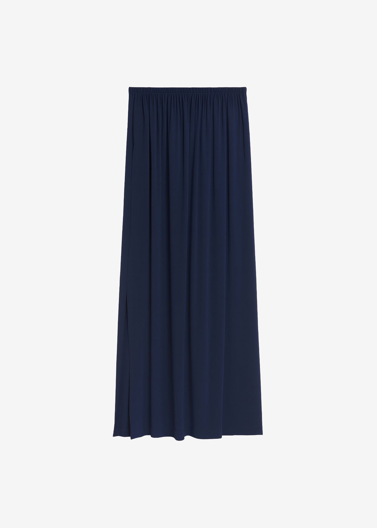 Elie Silk Fluid Maxi Skirt - Navy - 8