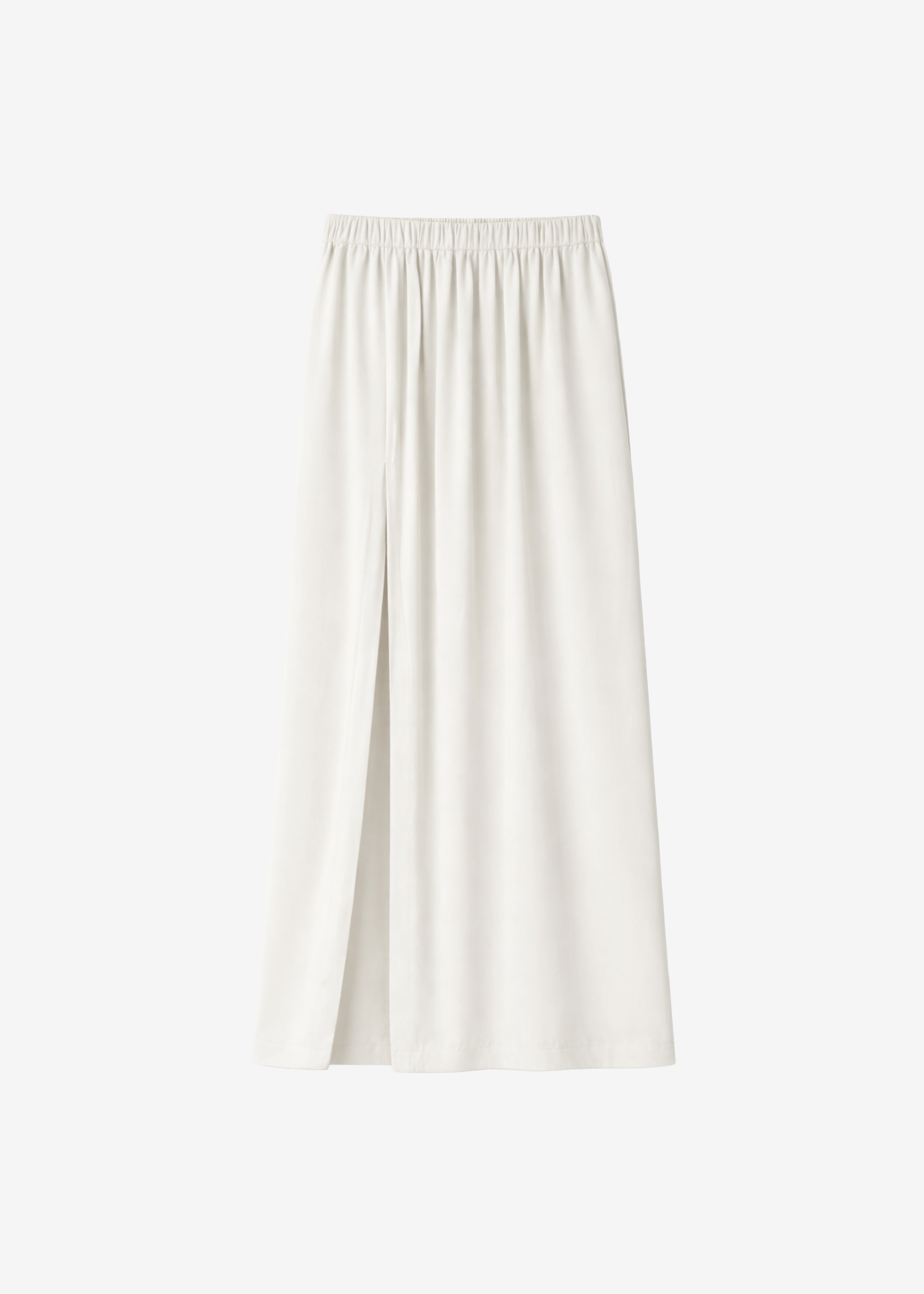 Elie Silk Fluid Maxi Skirt - Ivory - 6