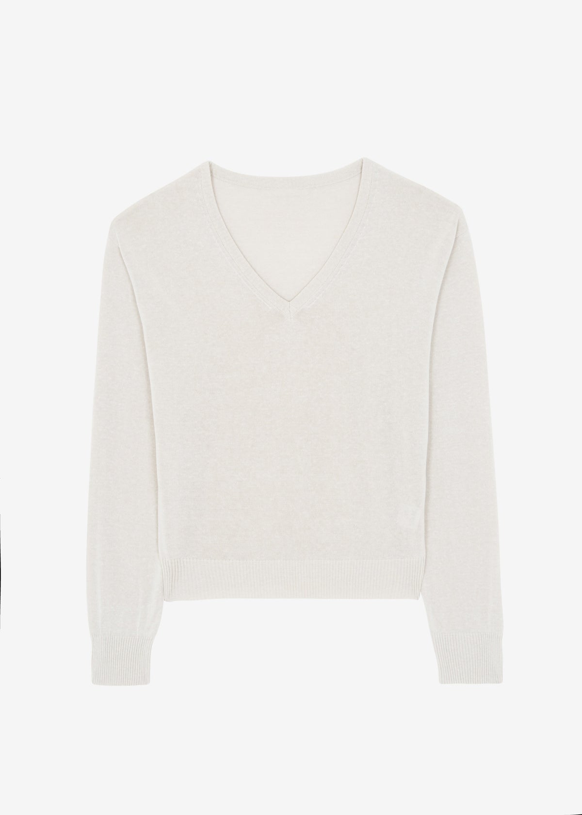 Eliora V Neck Sweater - Beige - 12