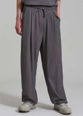 Eliott Crinkle Pants - Charcoal