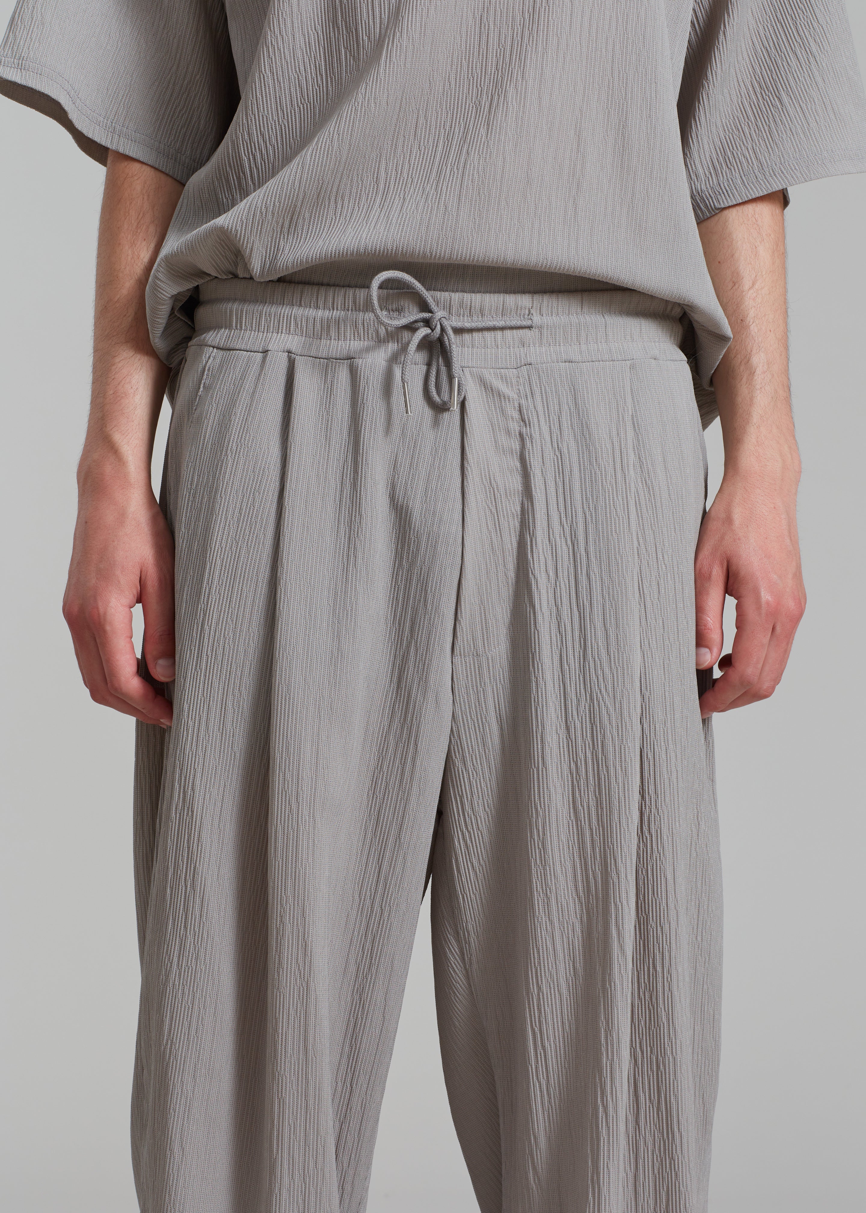 Eliott Crinkle Pants - Grey - 3