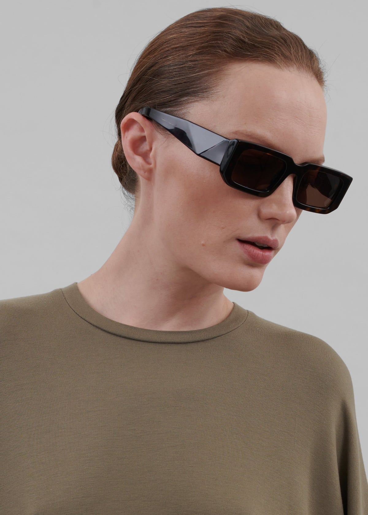 Ella Boxy Tee - Khaki Brown - 10