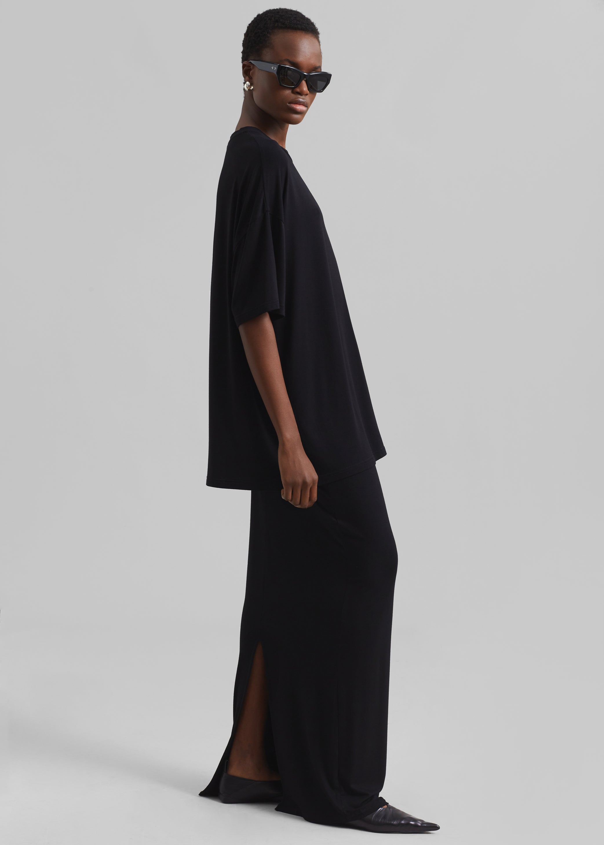 Shop the look image for Ella Maxi Skirt - Black