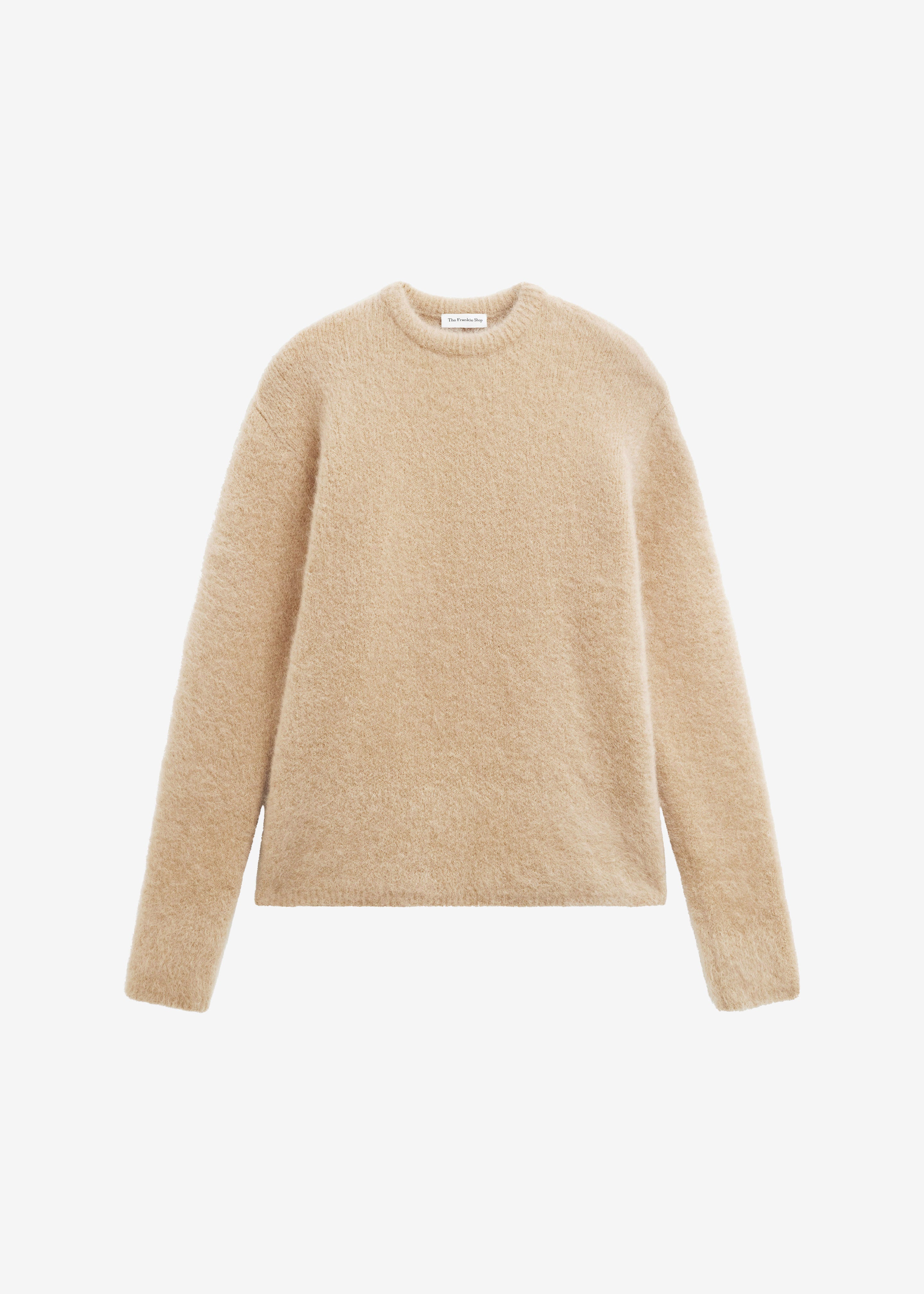 Ellery Mohair Crewneck Sweater - Beige - 11