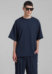 Eliott Crinkle Tee - Navy