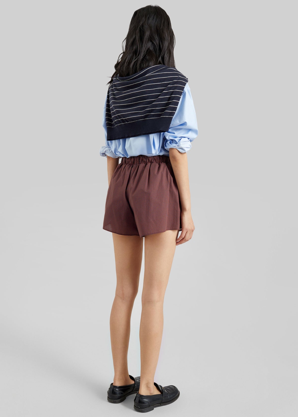 Ello Boxer Shorts - Checked Terracotta - 6